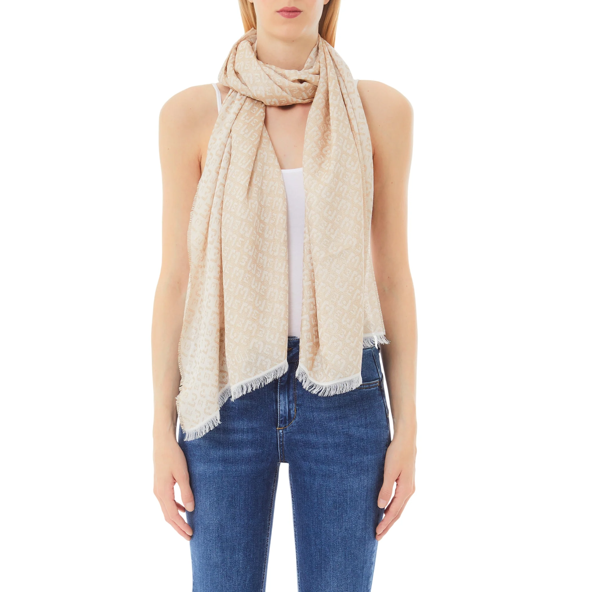 Stola Donna Jacquard monogram