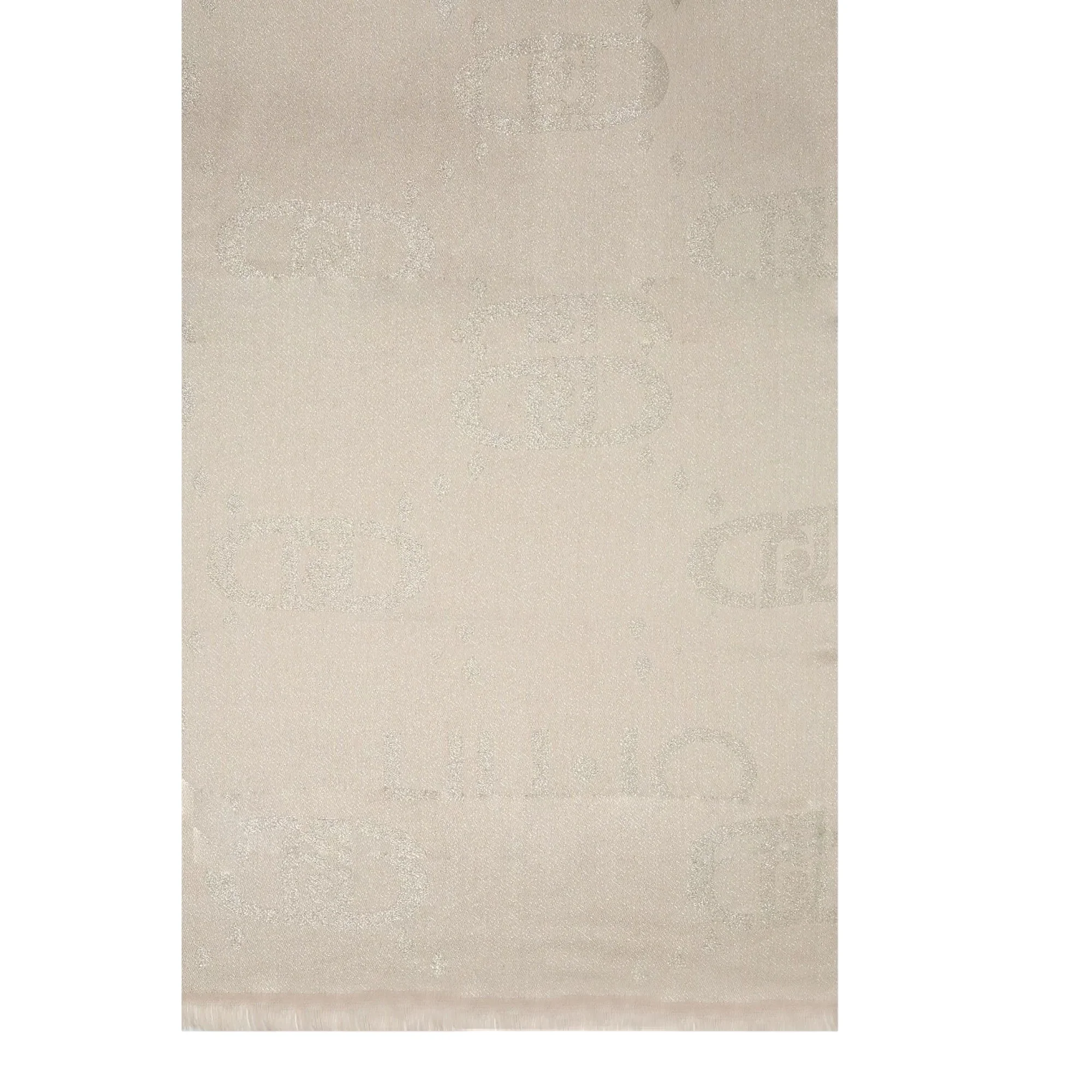 Foulard Donna in tinta unita con logo all over - Image 2