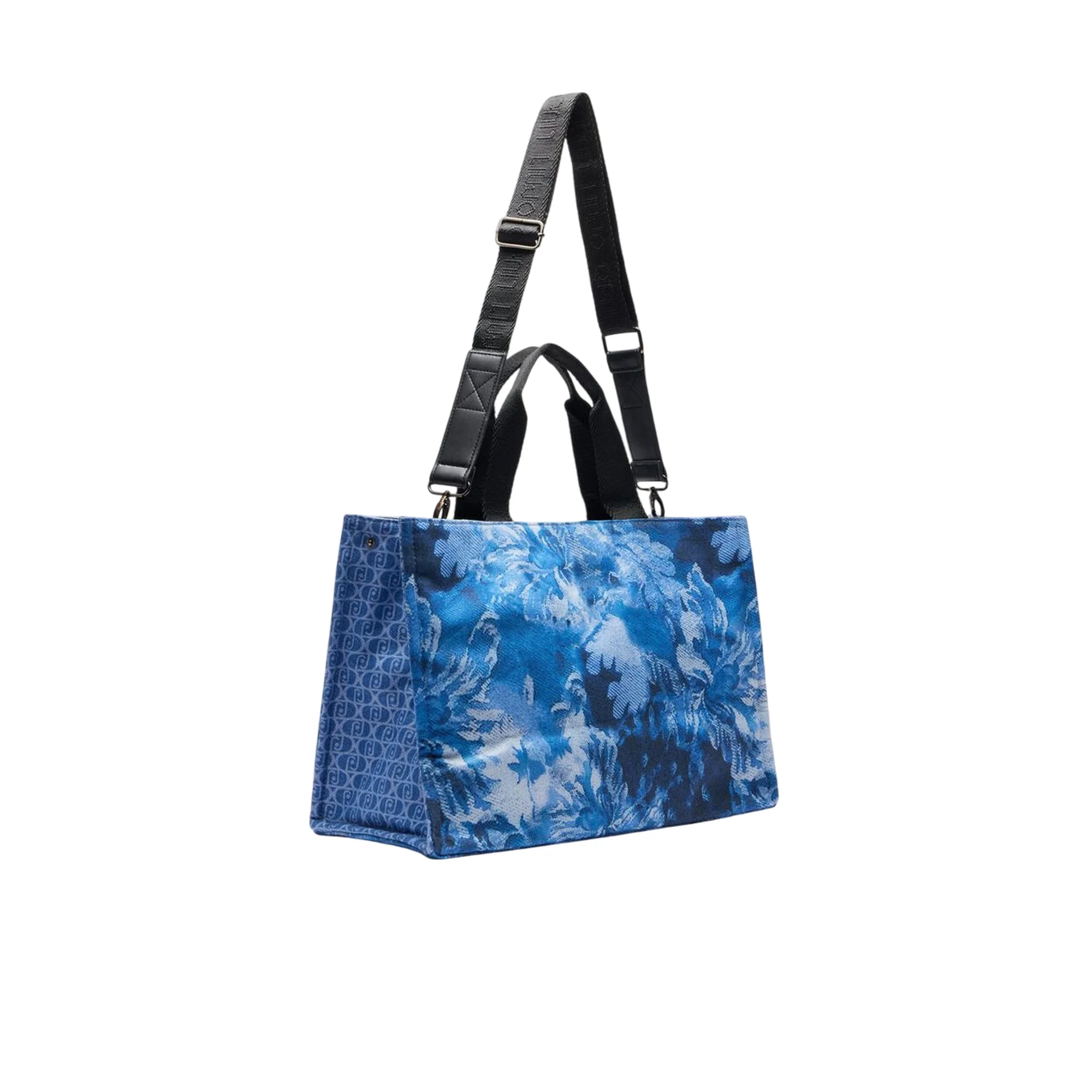 Borsa tote grande da Donna in denim stampato - Image 2