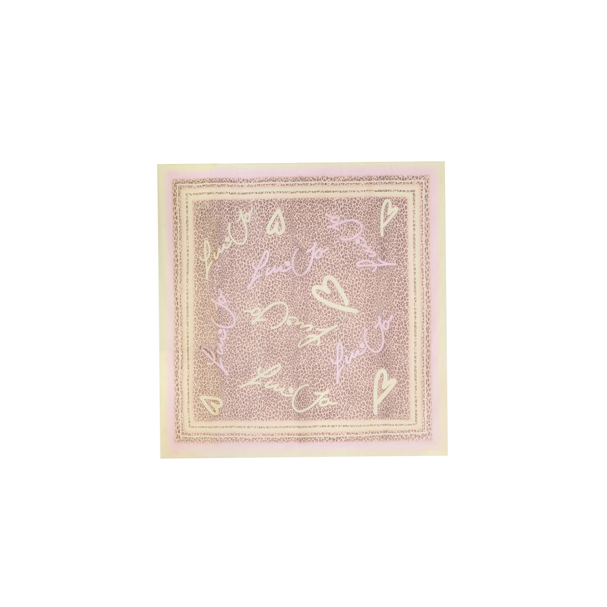 Foulard Donna con stampa animalier Giallo