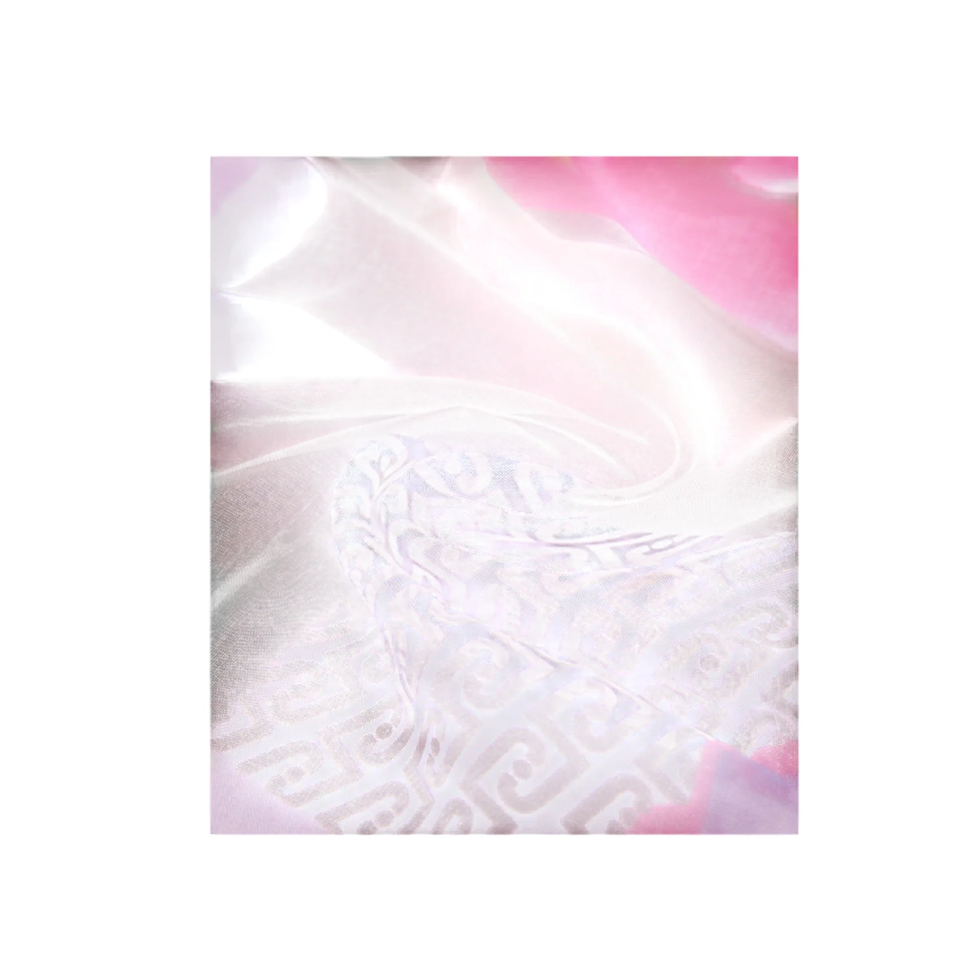 Foulard Donna con blocchi colore e fiori - Image 3