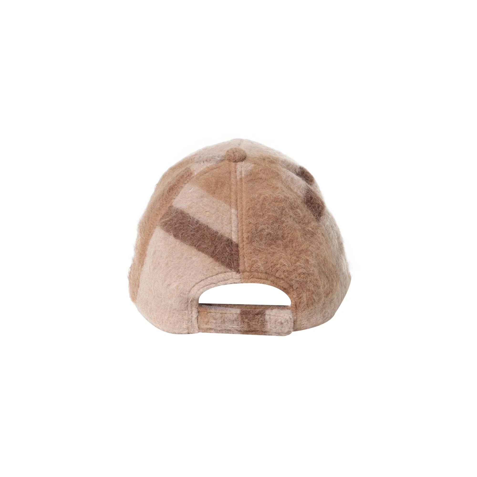 Cappello in feltro a quadri Beige - Image 3