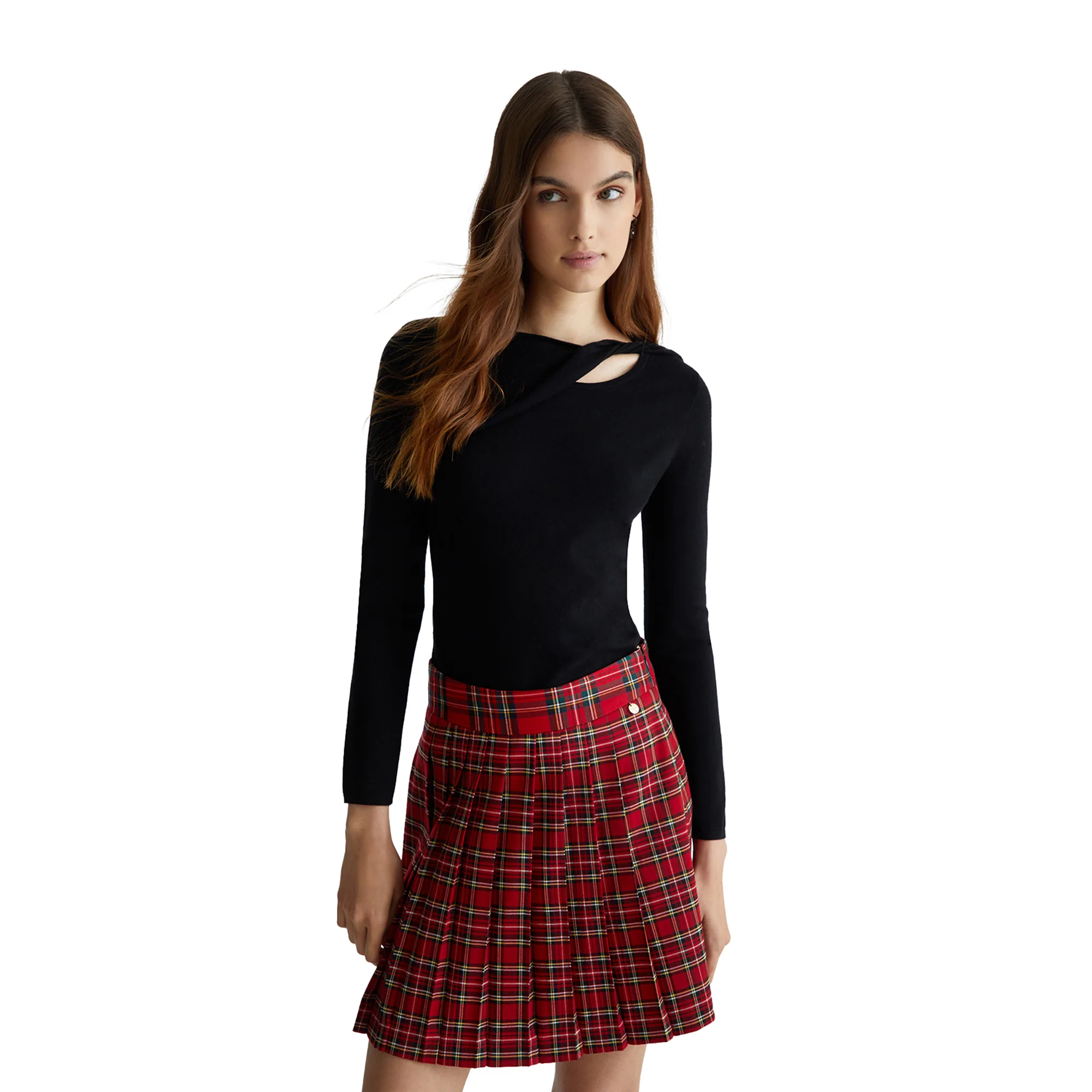 Maglia nera con cut-out - Image 2