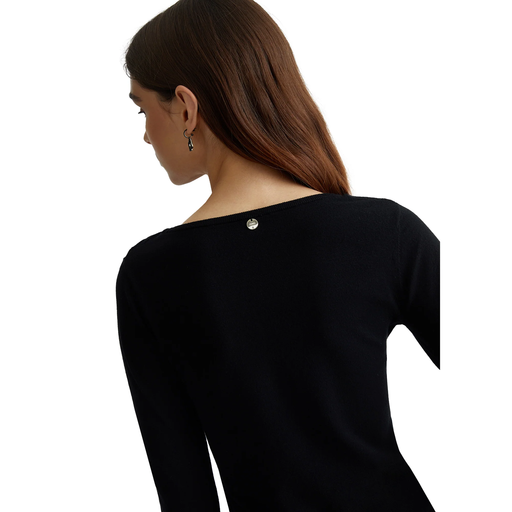 Maglia nera con cut-out - Image 5