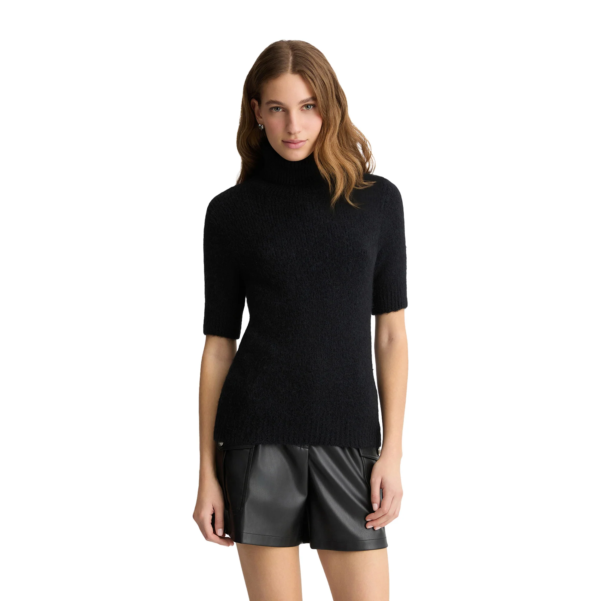 Dolcevita nero con cut-out - Image 2