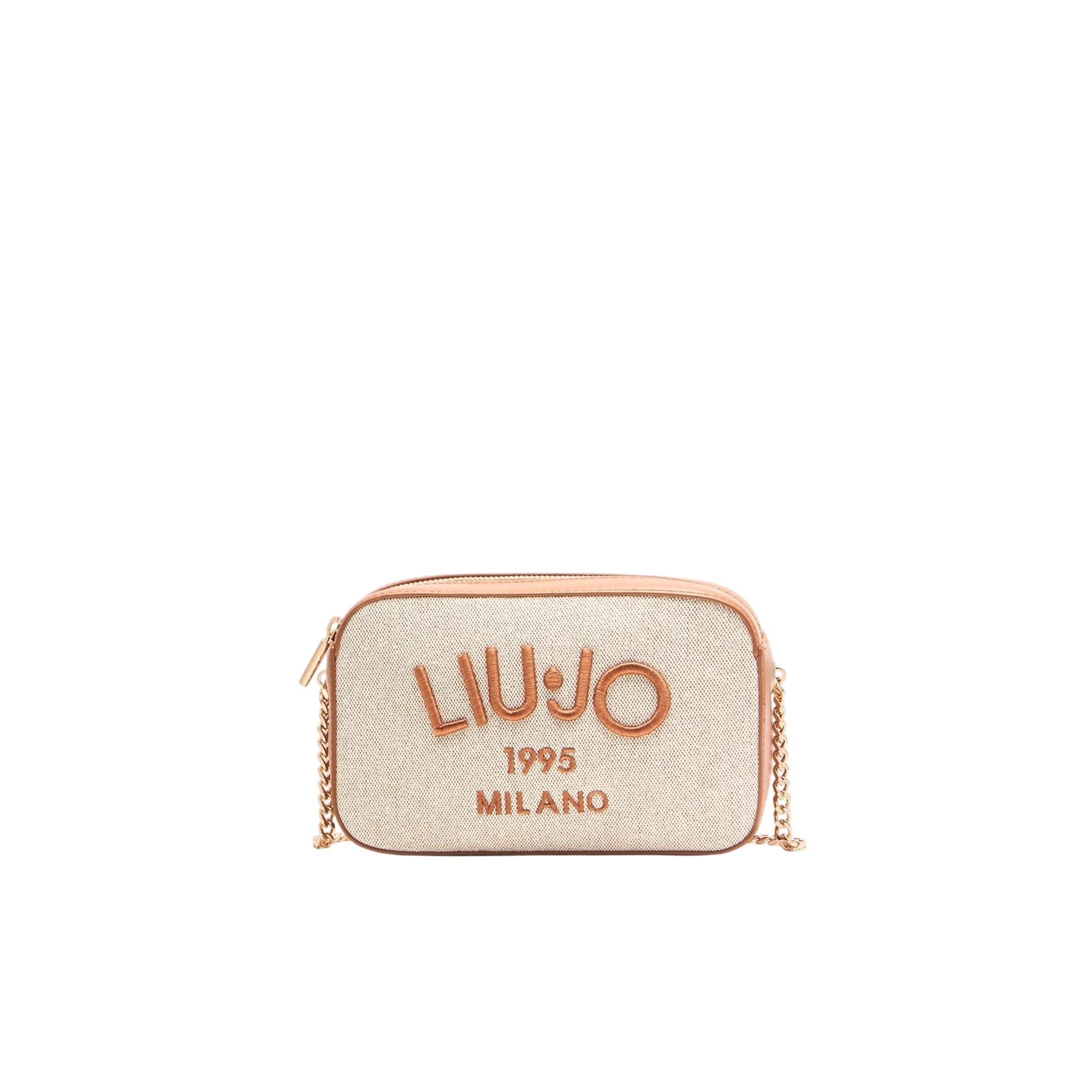 Borsa a tracolla Donna con logo ricamato