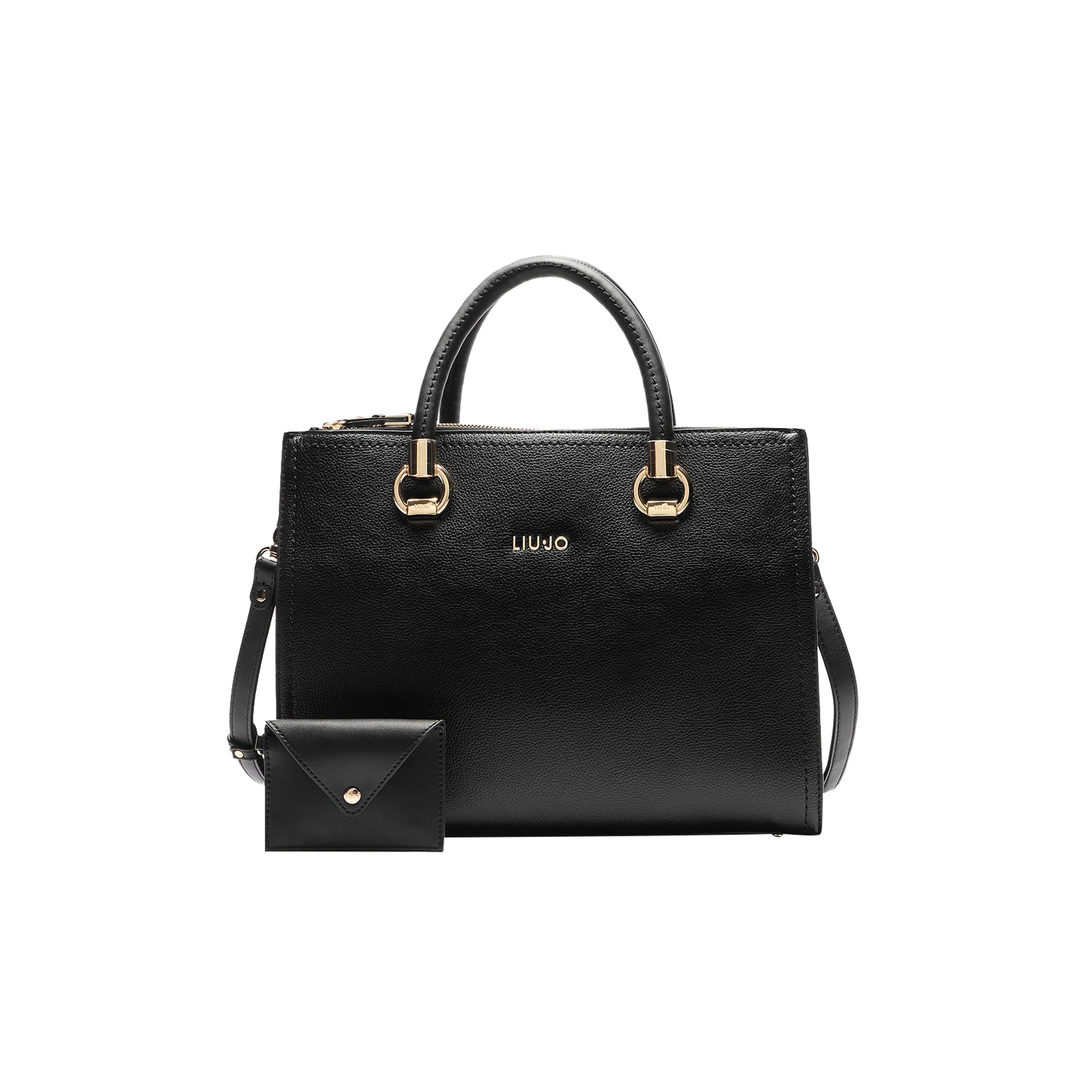 Borsa a mano Donna in tinta unita nera