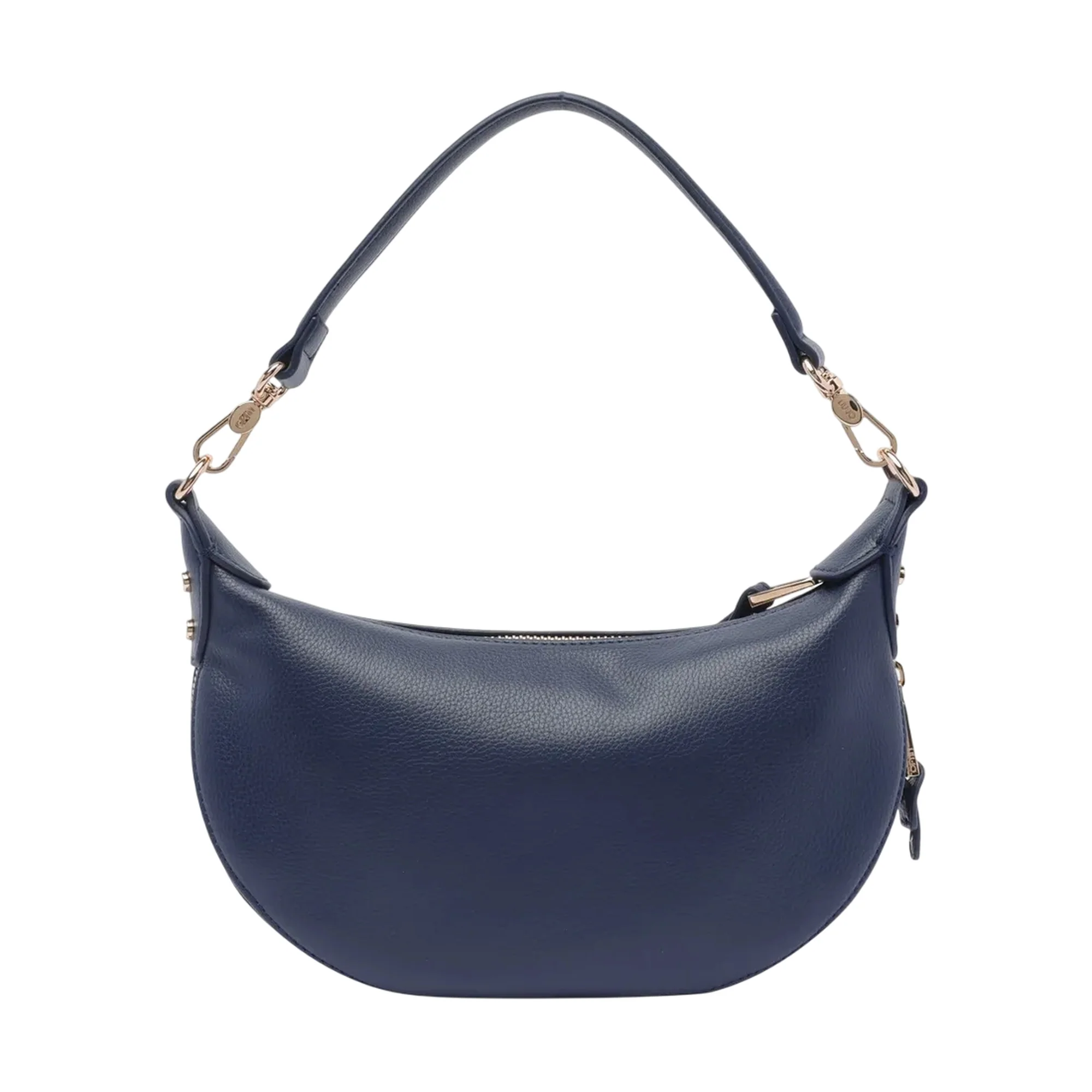 Borsa a spalla Donna a mezza luna blu - Image 2