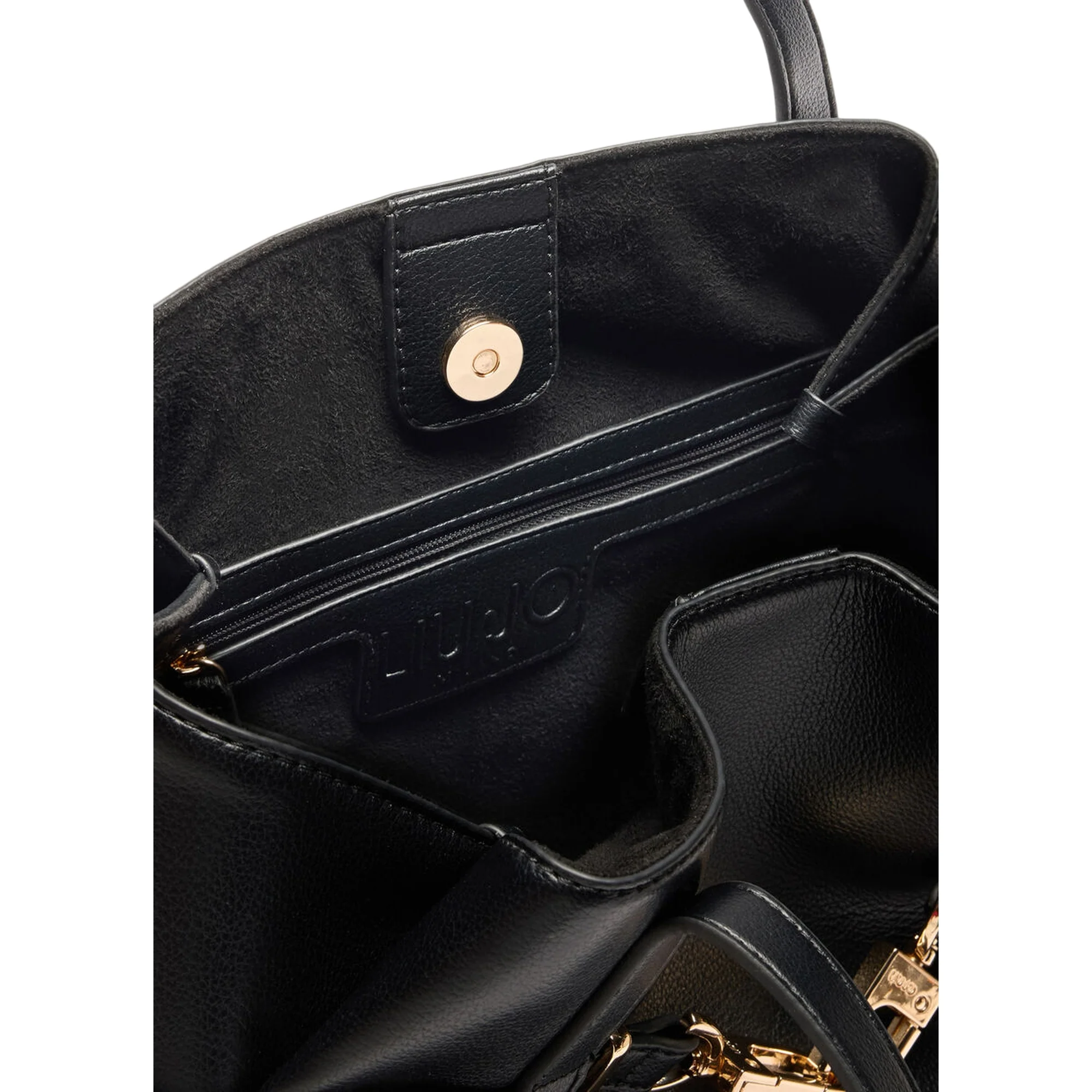 Borsa Tote grande Nera da donna con charm - Image 3