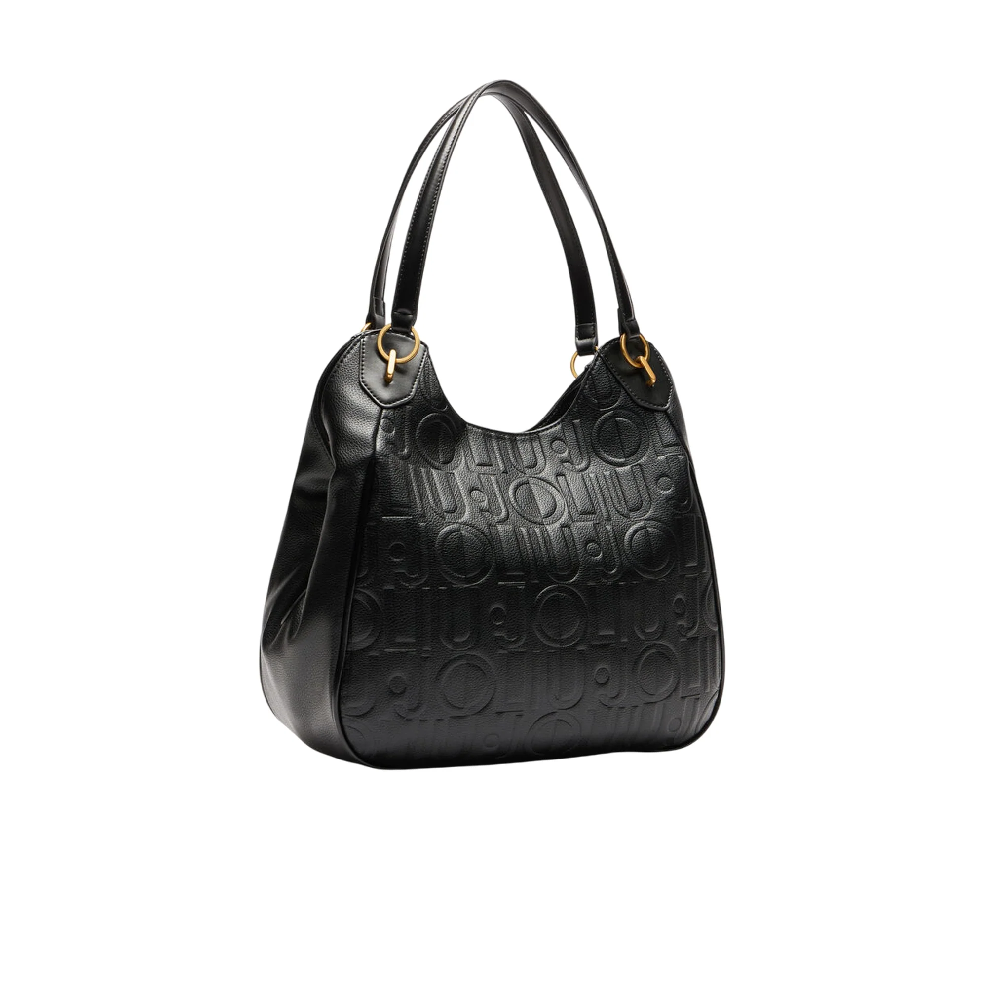 Borsa grande nera da donna con catena gioiello - Image 2