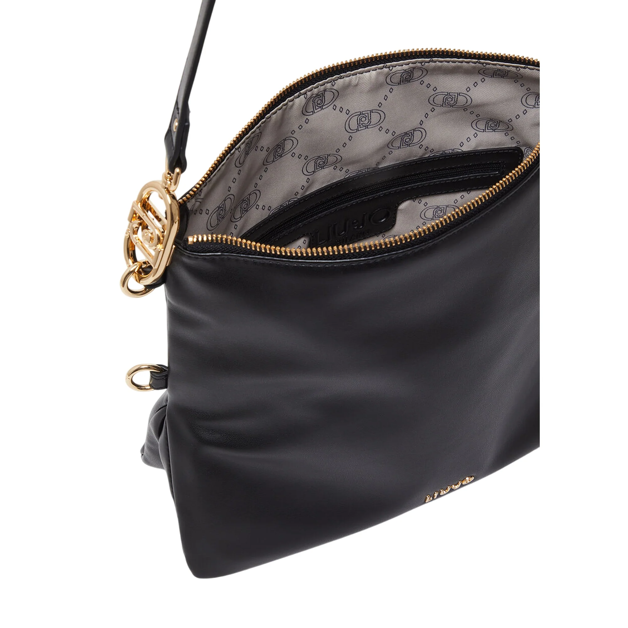 Borsa Hobo Piccola a spalla Nera - Image 3