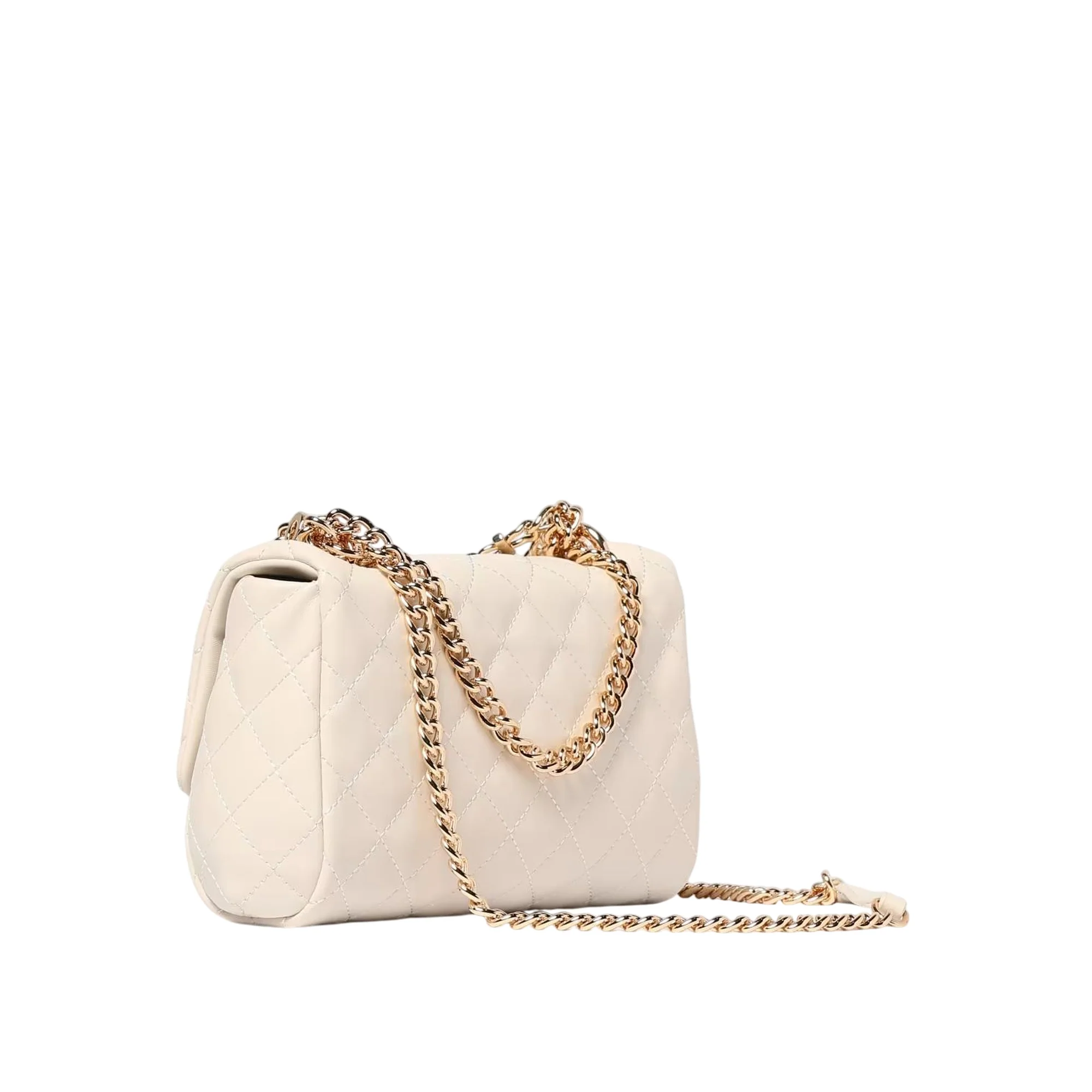 Borsa a tracolla da donna matelassé bianco - Image 2