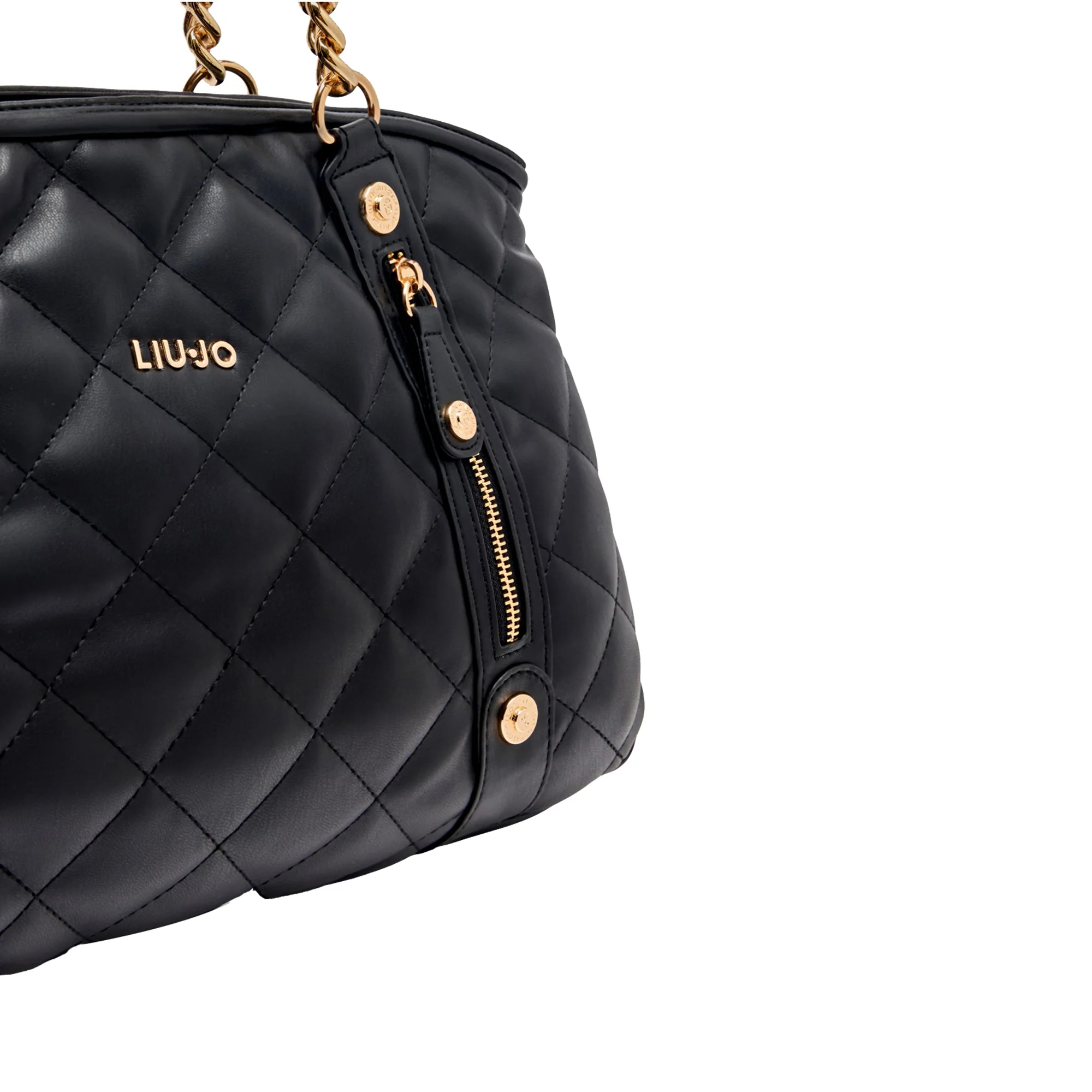 Borsa Donna a mano nera trapuntata - Image 3