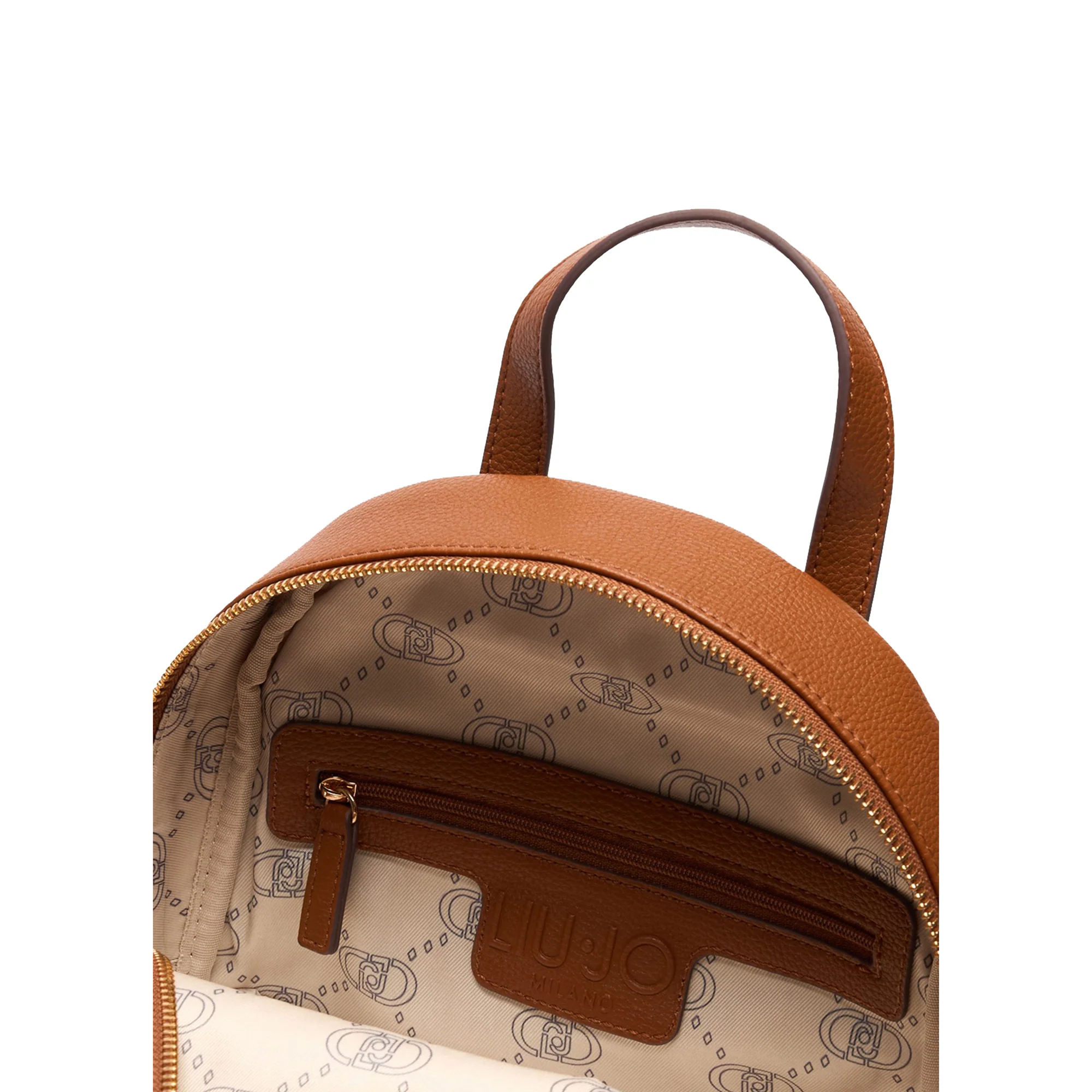 Zaino Donna con taschini laterali Marrone - Image 4