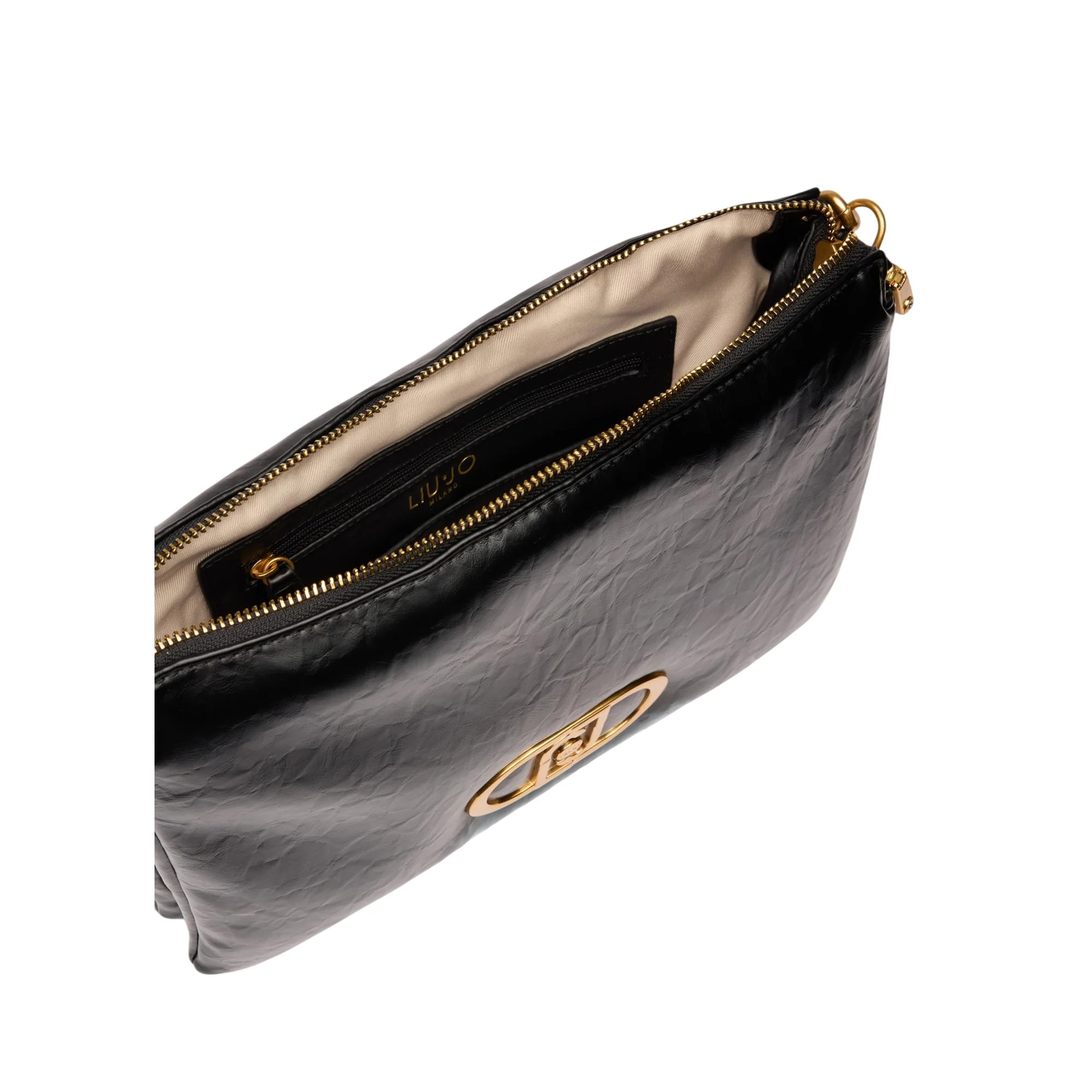 Borsa a spalla media da Donna LaPuffy Nero - Image 4