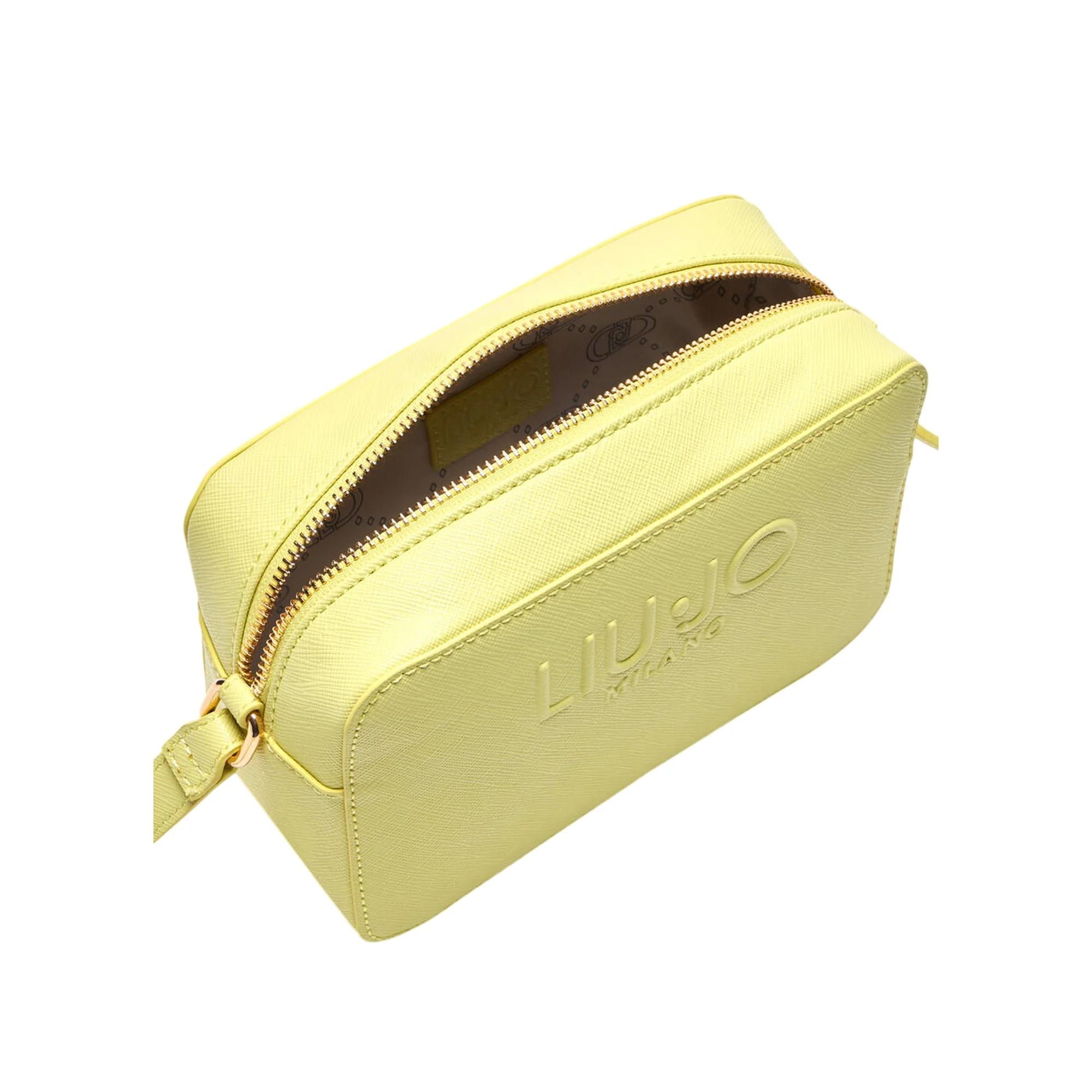 Borsa a tracolla Donna in ecopelle gialla - Image 3