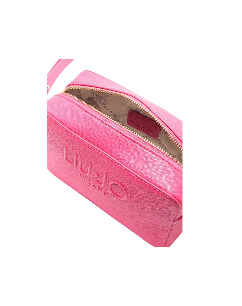 Borsa a tracolla media da donna in rosa - Image 2