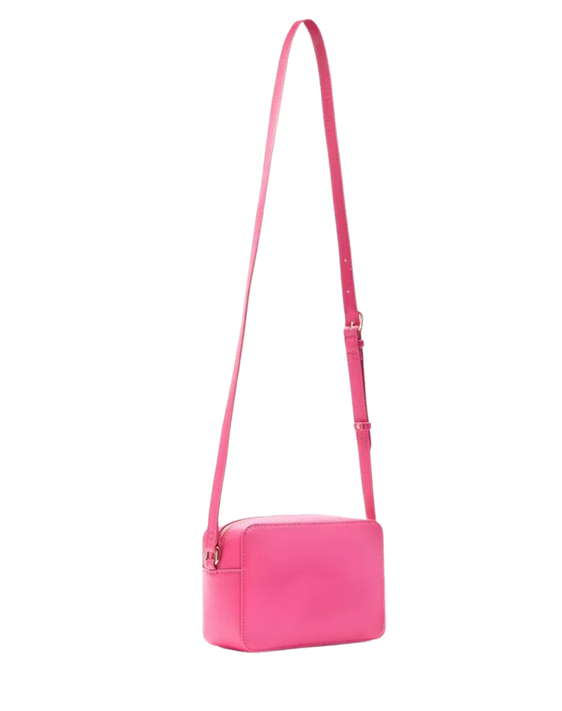 Borsa a tracolla media da donna in rosa - Image 3