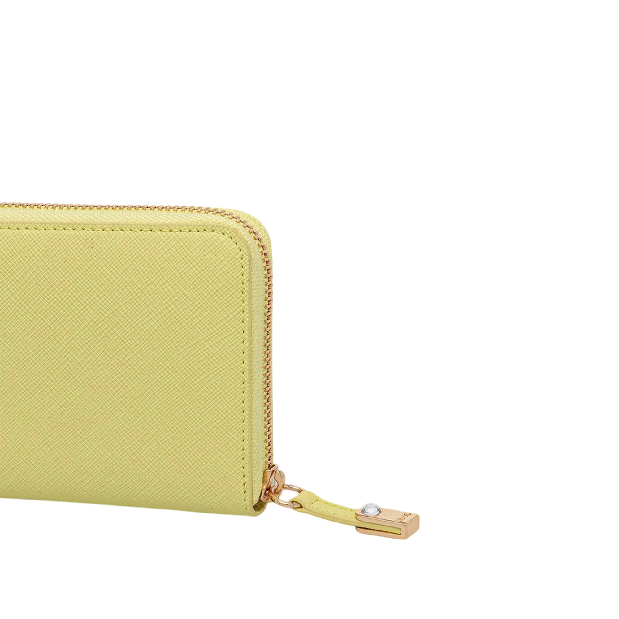 Portafoglio Piccolo Donna con zip Giallo - Image 2