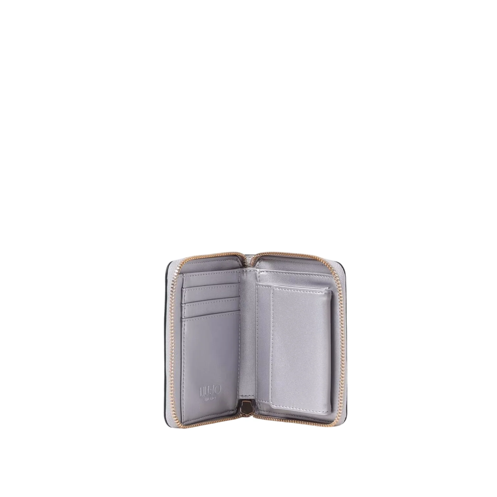 Portafoglio Piccolo Donna con logo a rilievo argento - Image 3