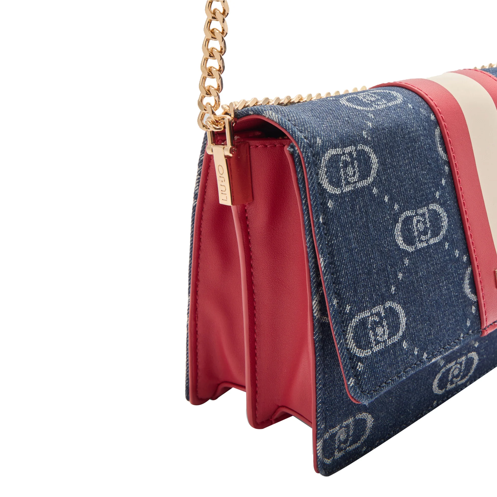 Borsa a tracolla Donna in denim jacquard - Image 3