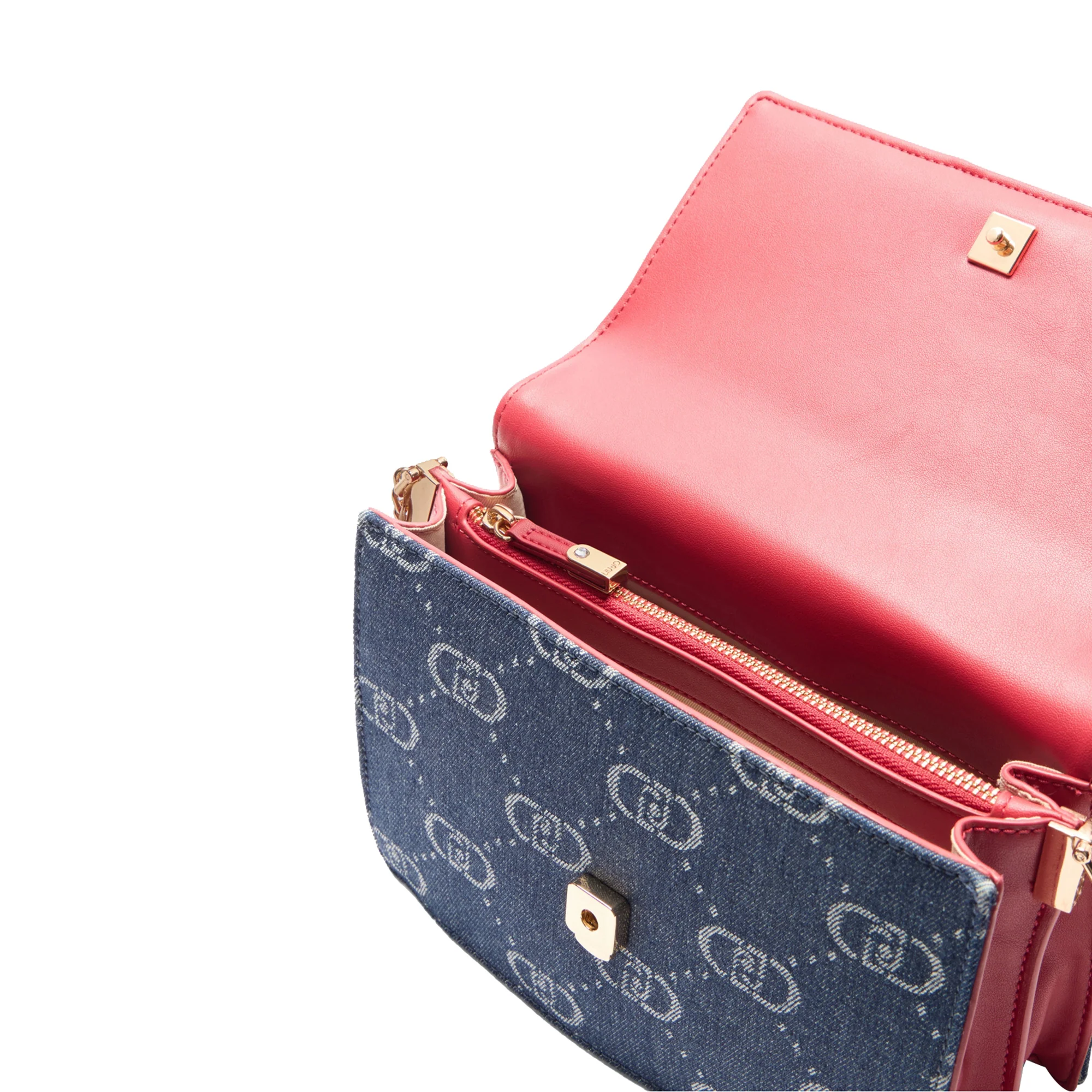 Borsa a tracolla Donna in denim jacquard - Image 4