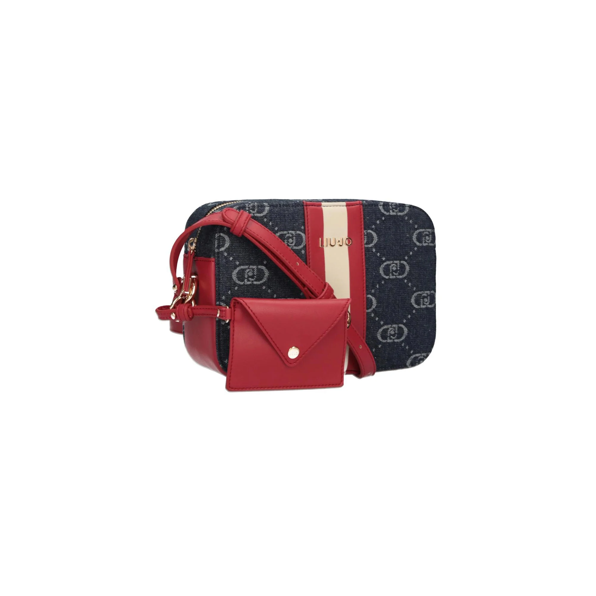 Borsa Donna Camera in denim logato - Image 2