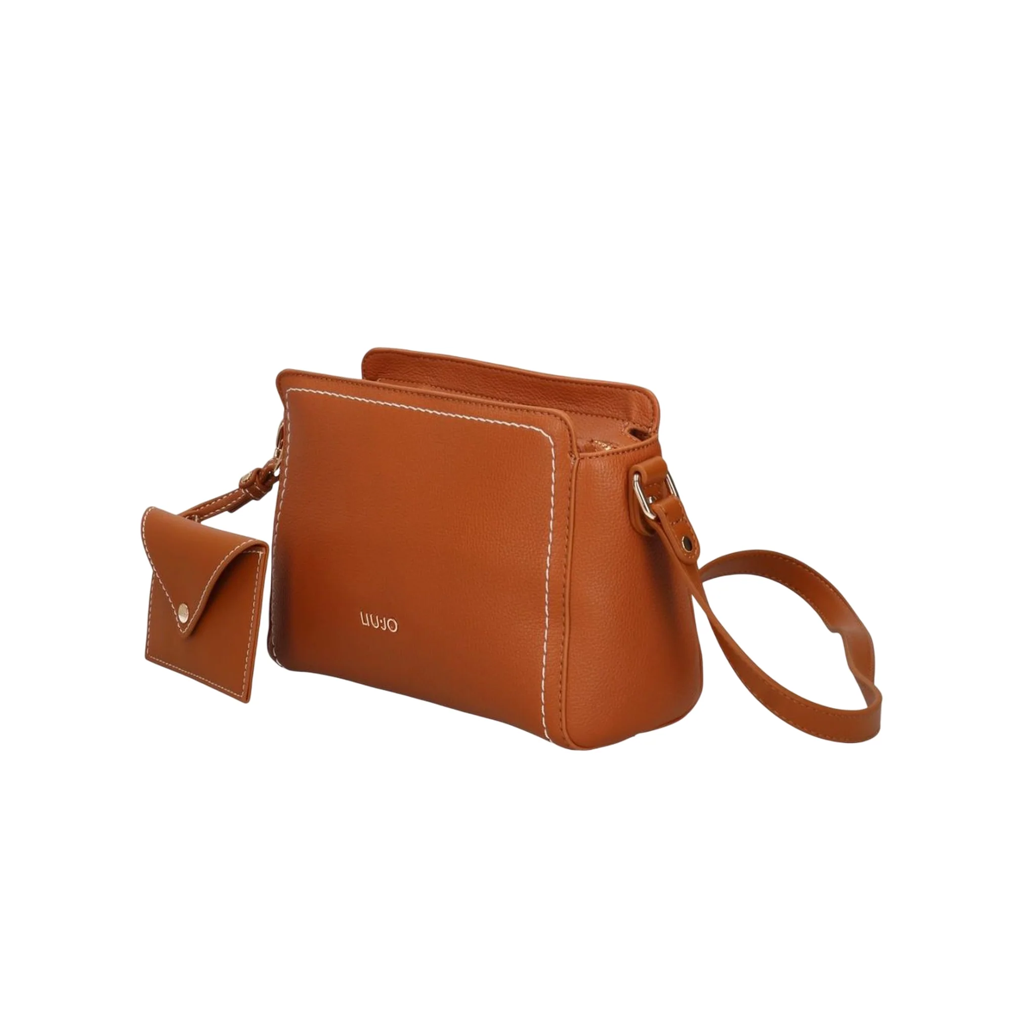 Borsa a tracolla Donna con portamonete Marrone - Image 2