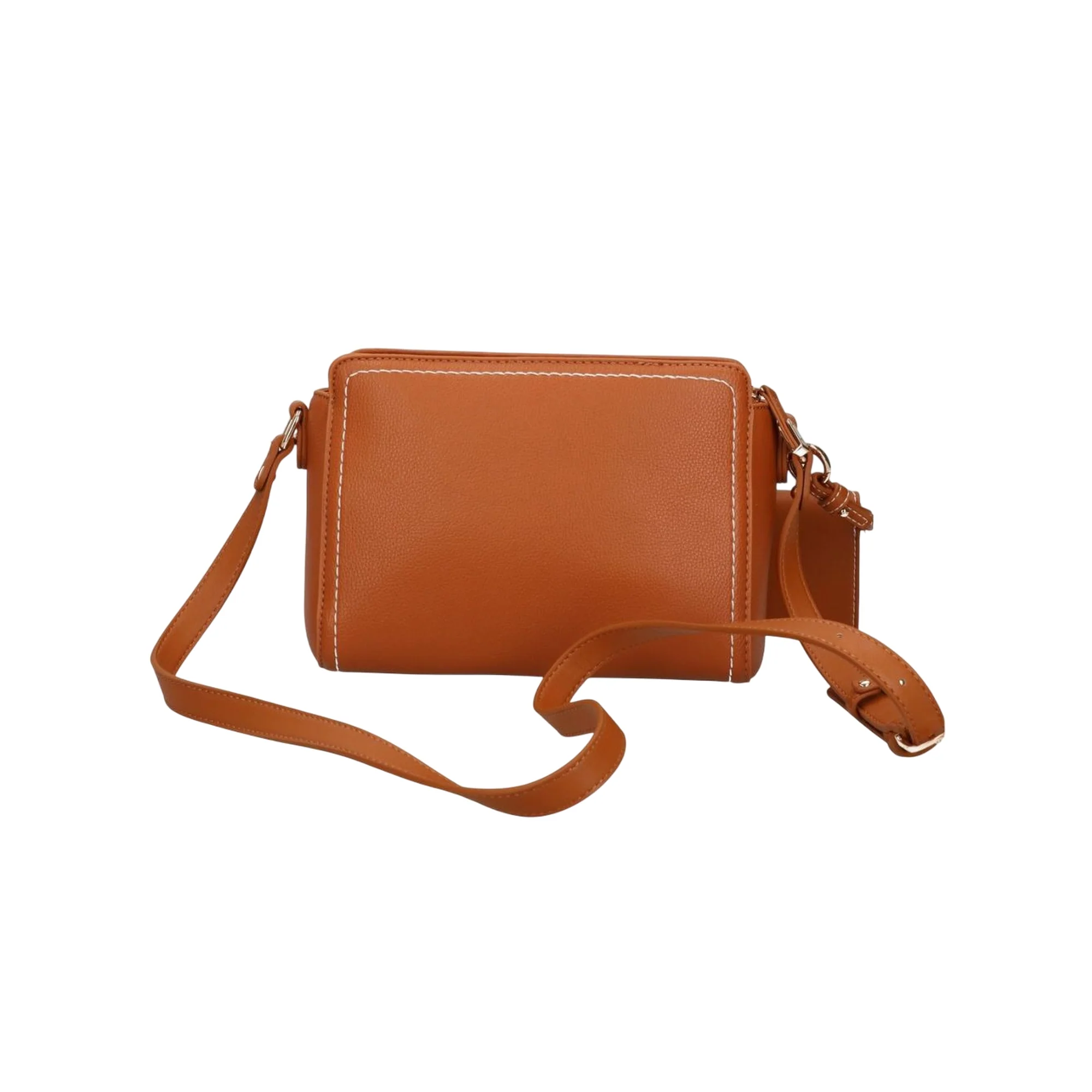Borsa a tracolla Donna con portamonete Marrone - Image 3
