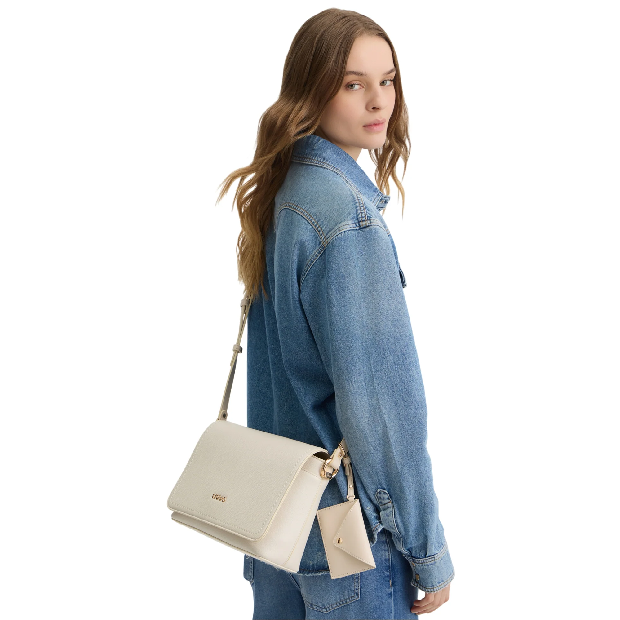 Borsa a tracolla da donna con pochette - Image 4