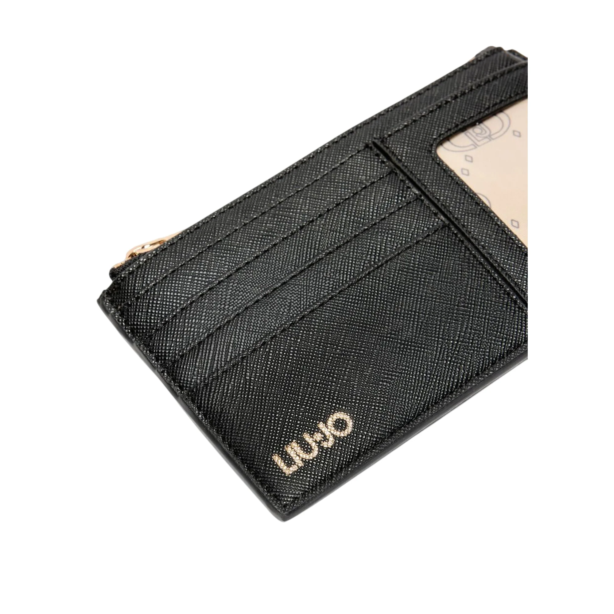 Portacarte da Donna con zip Nero - Image 3