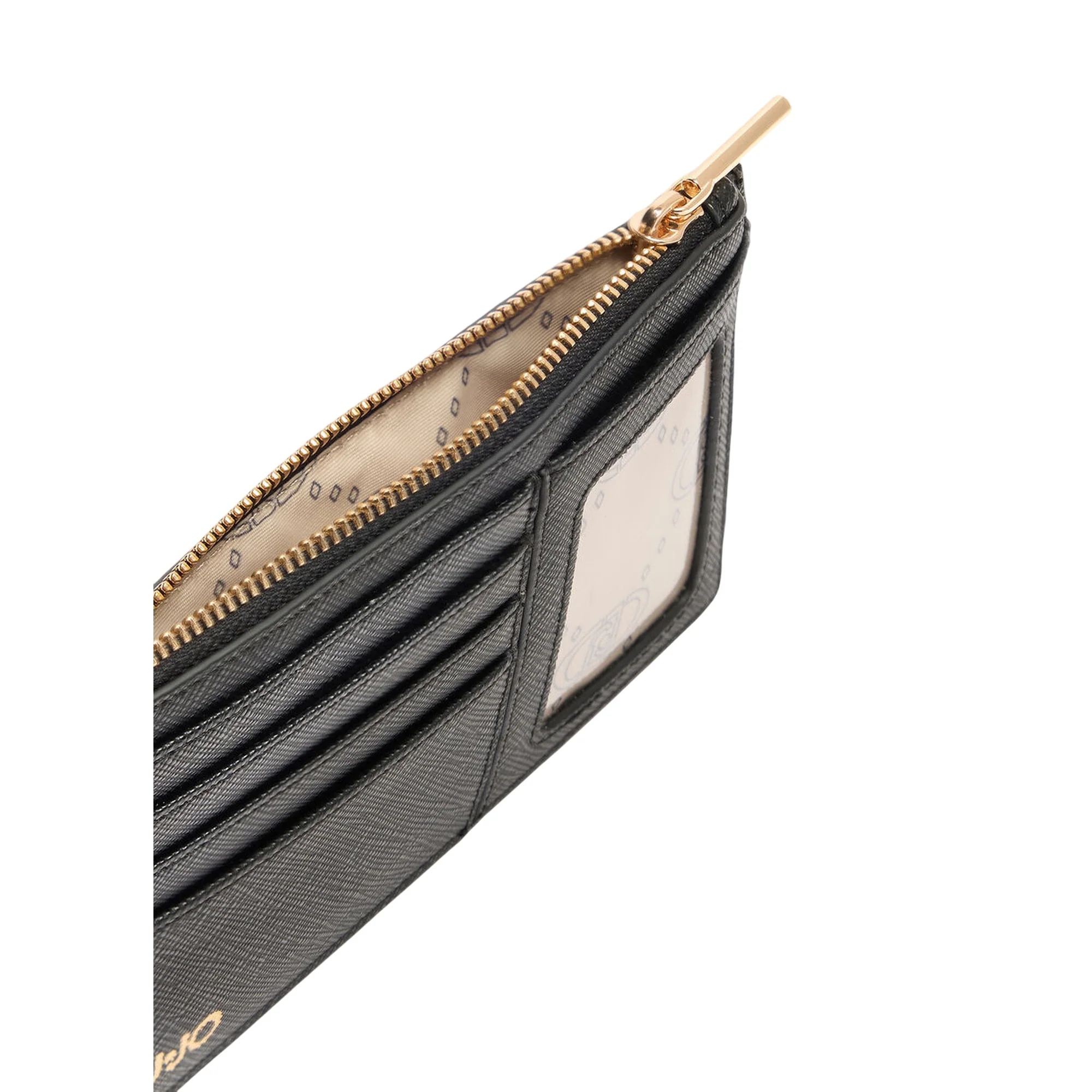Portacarte da Donna con zip Nero - Image 4
