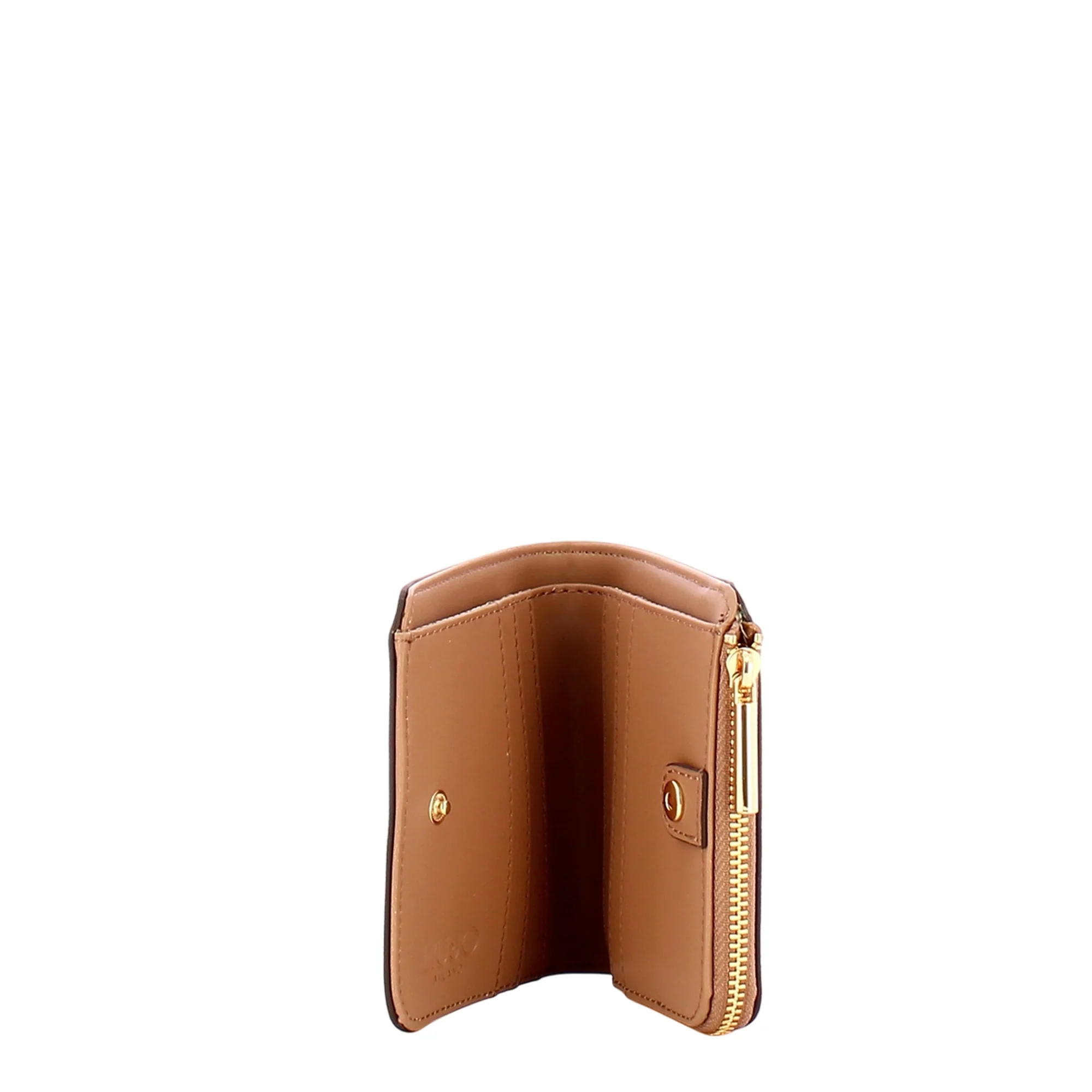 Portacarte da Donna con zip beige - Image 3