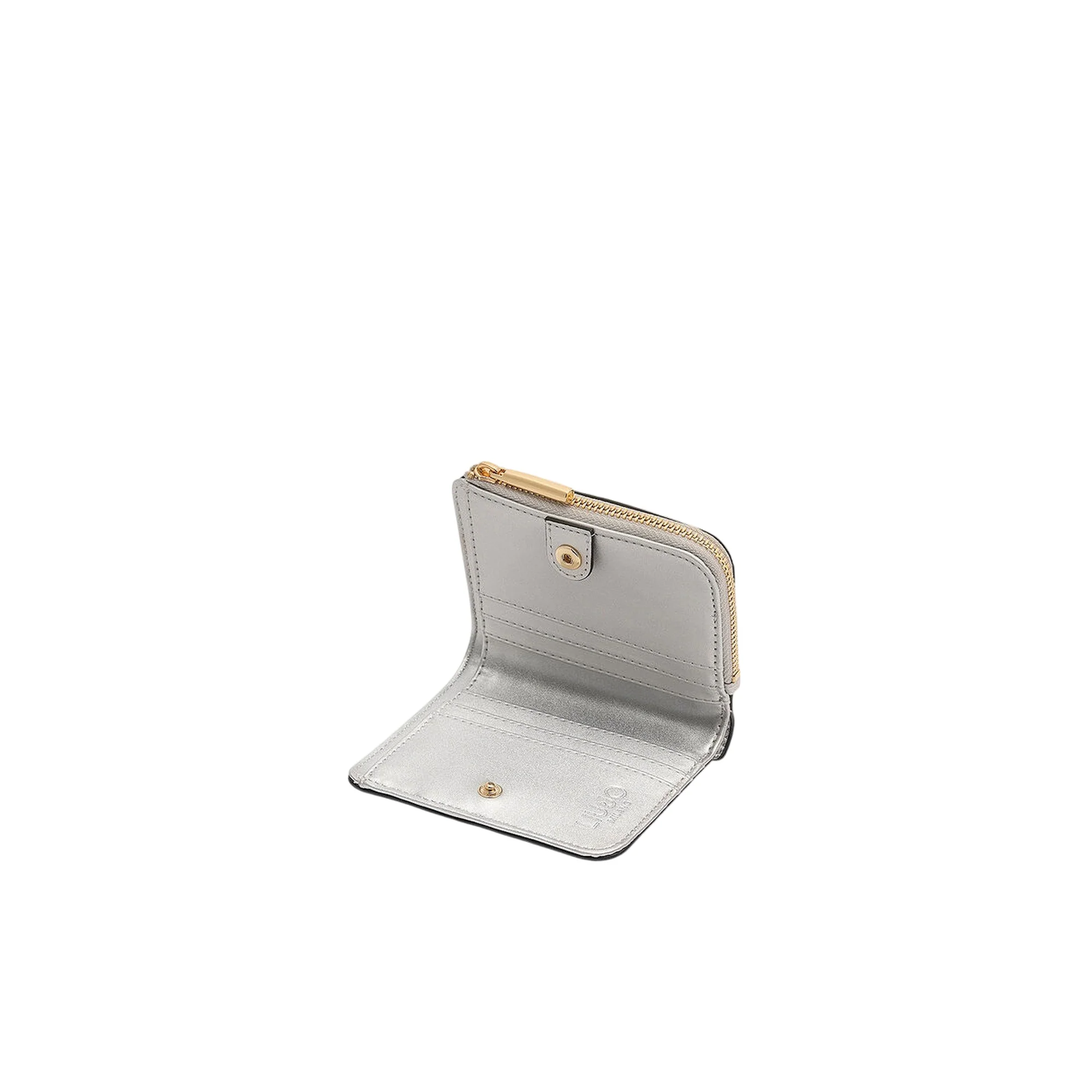 Portacarte da Donna con zip argento - Image 3