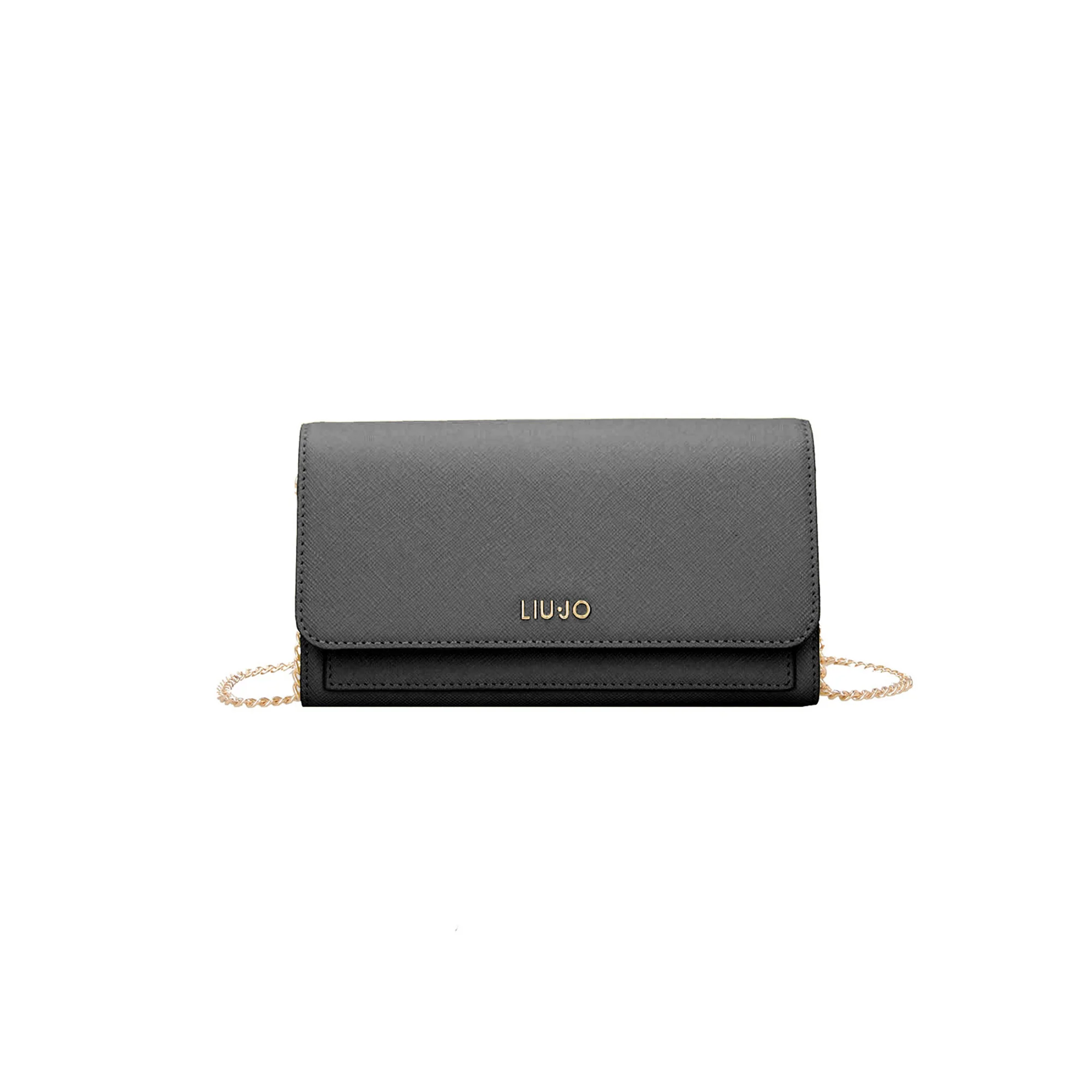 Pochette Donna con tracolla catena Nero