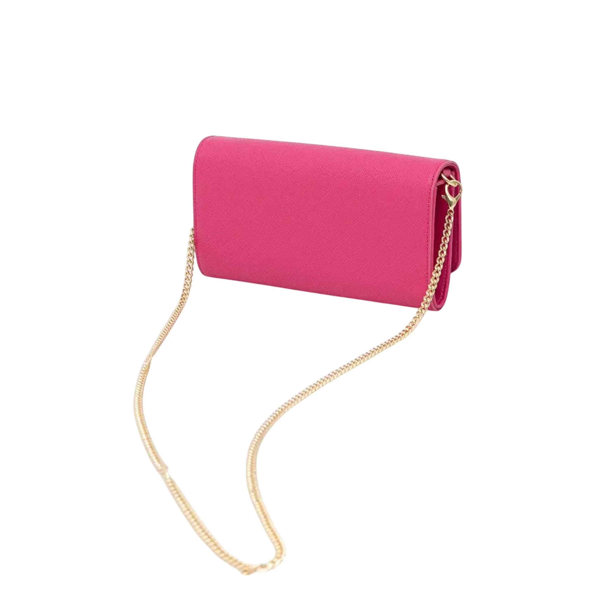 Pochette Fucsia Donna con tracolla catena - Image 2
