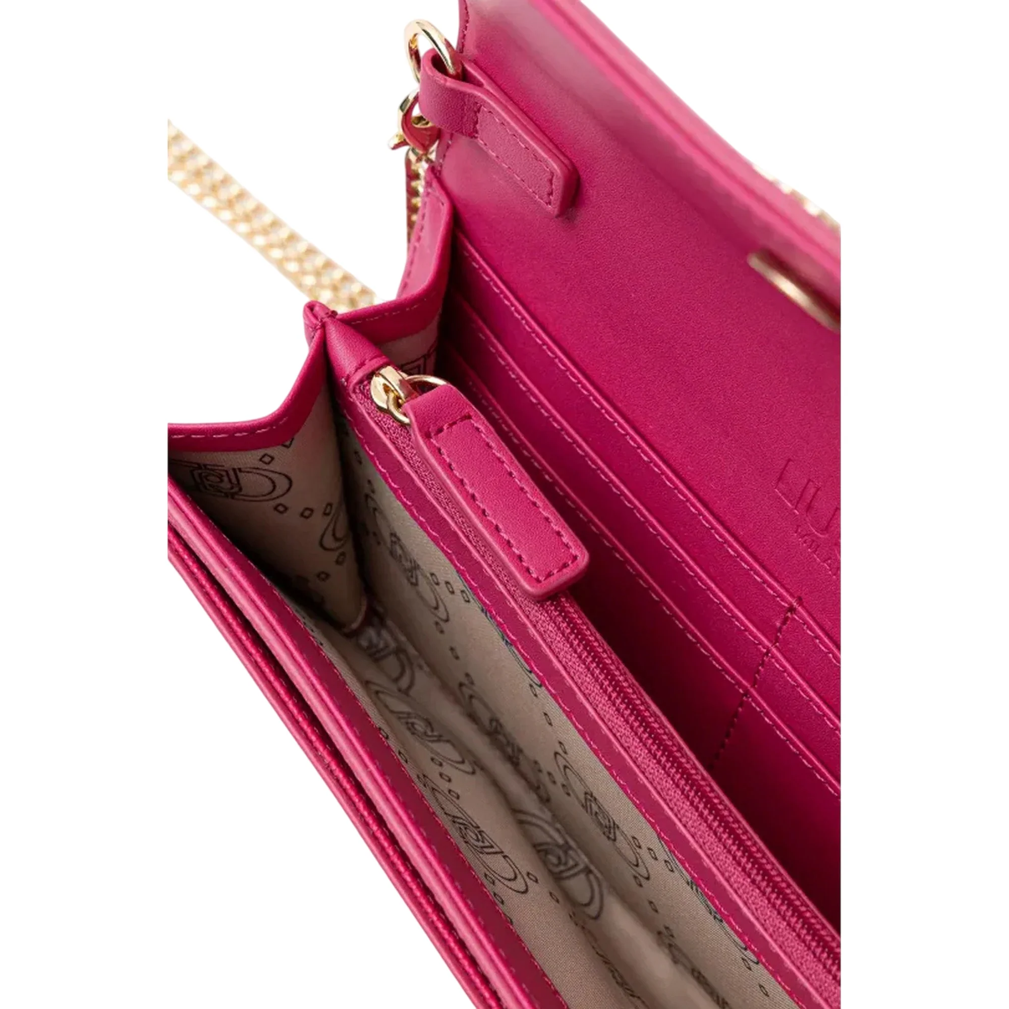 Pochette Fucsia Donna con tracolla catena - Image 3
