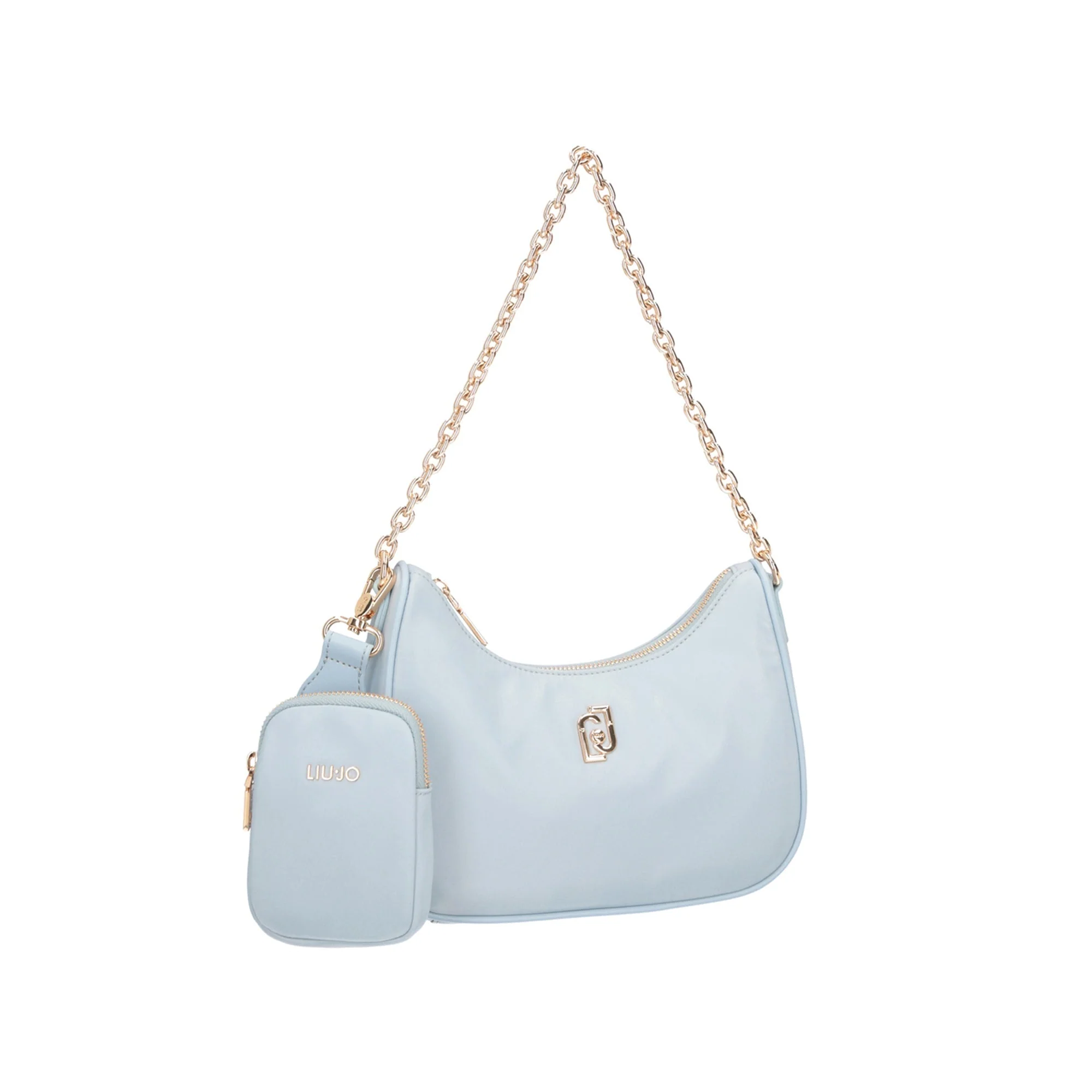 Borsa Donna a spalla con borsello Celeste - Image 2