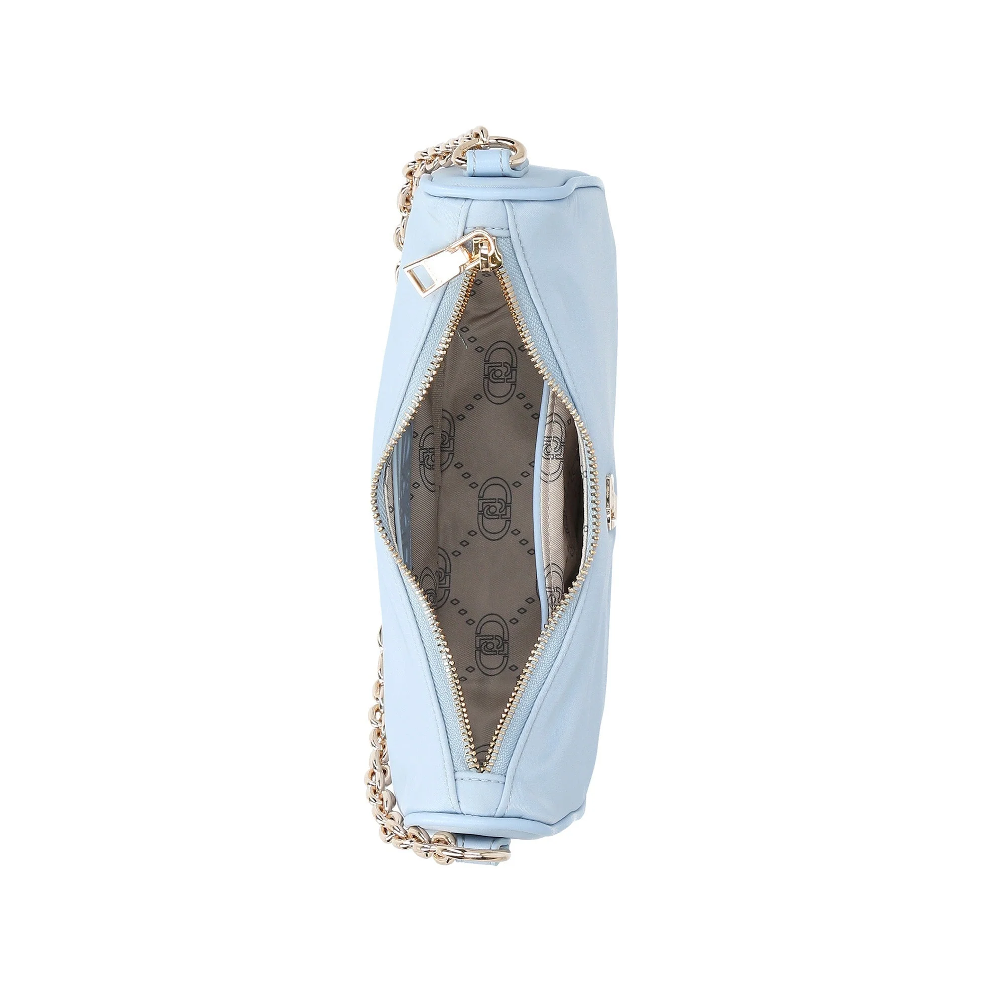 Borsa Donna a spalla con borsello Celeste - Image 4