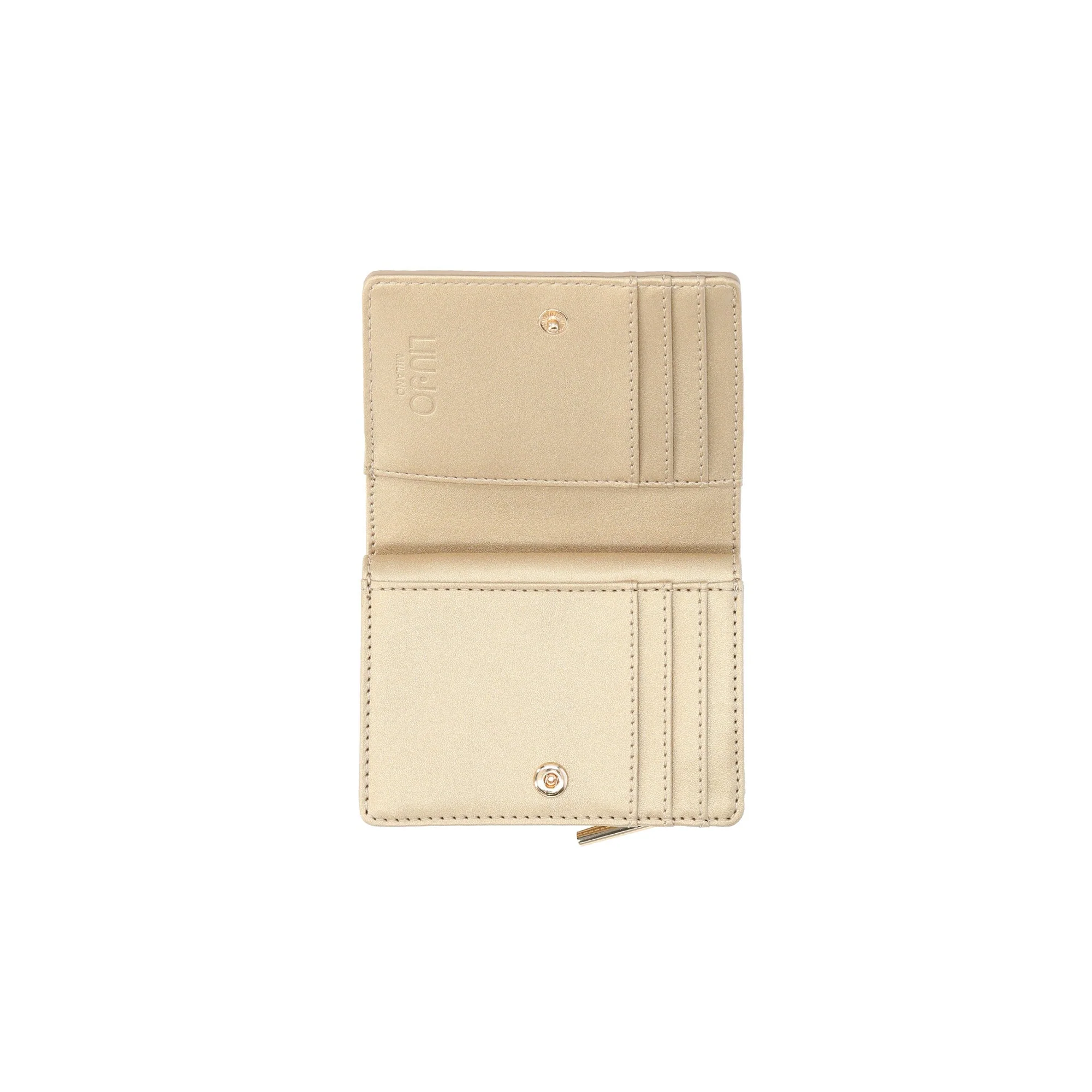 Portafoglio Donna Bifold Oro verticale - Image 4