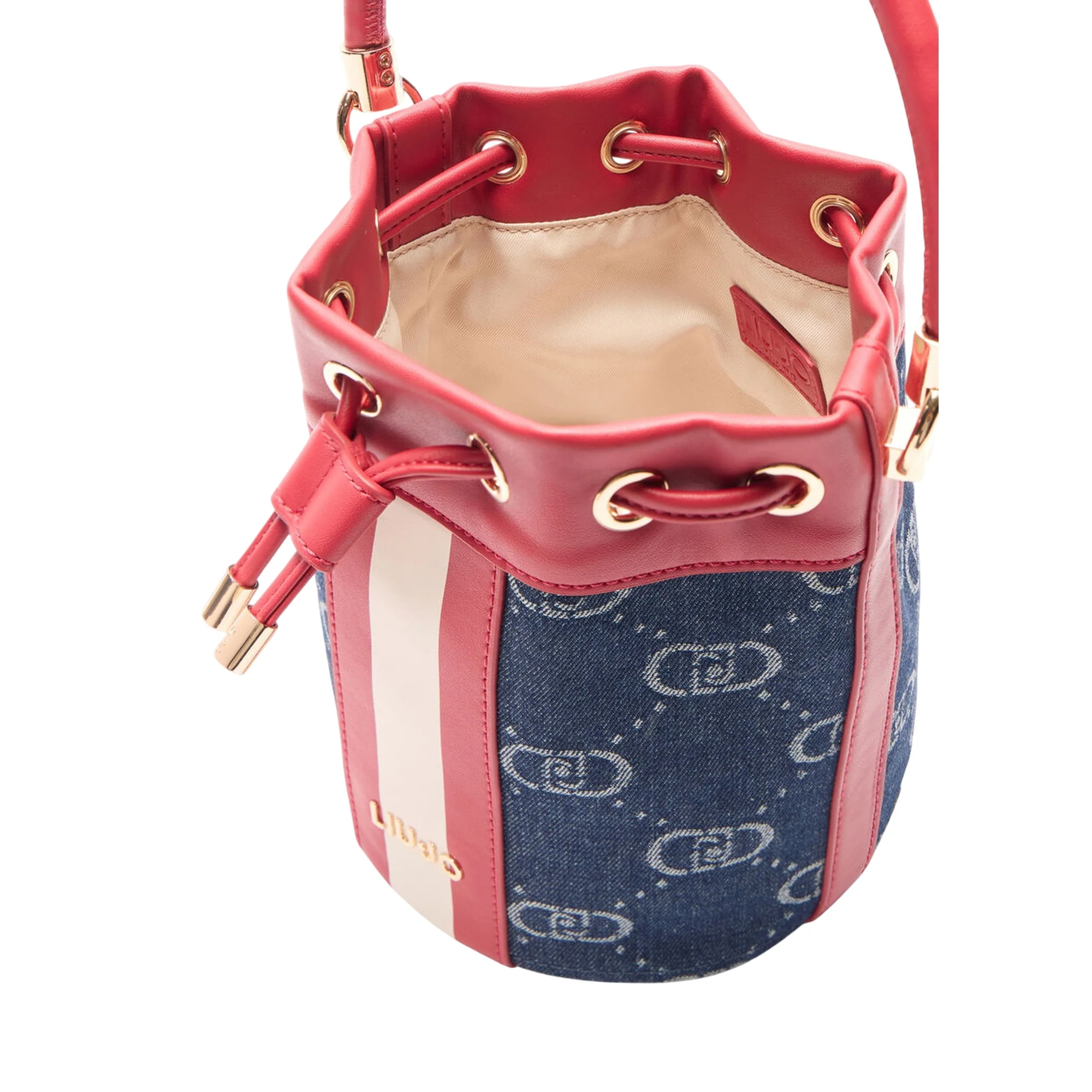 Borsa a secchiello Denim con pochette - Image 3