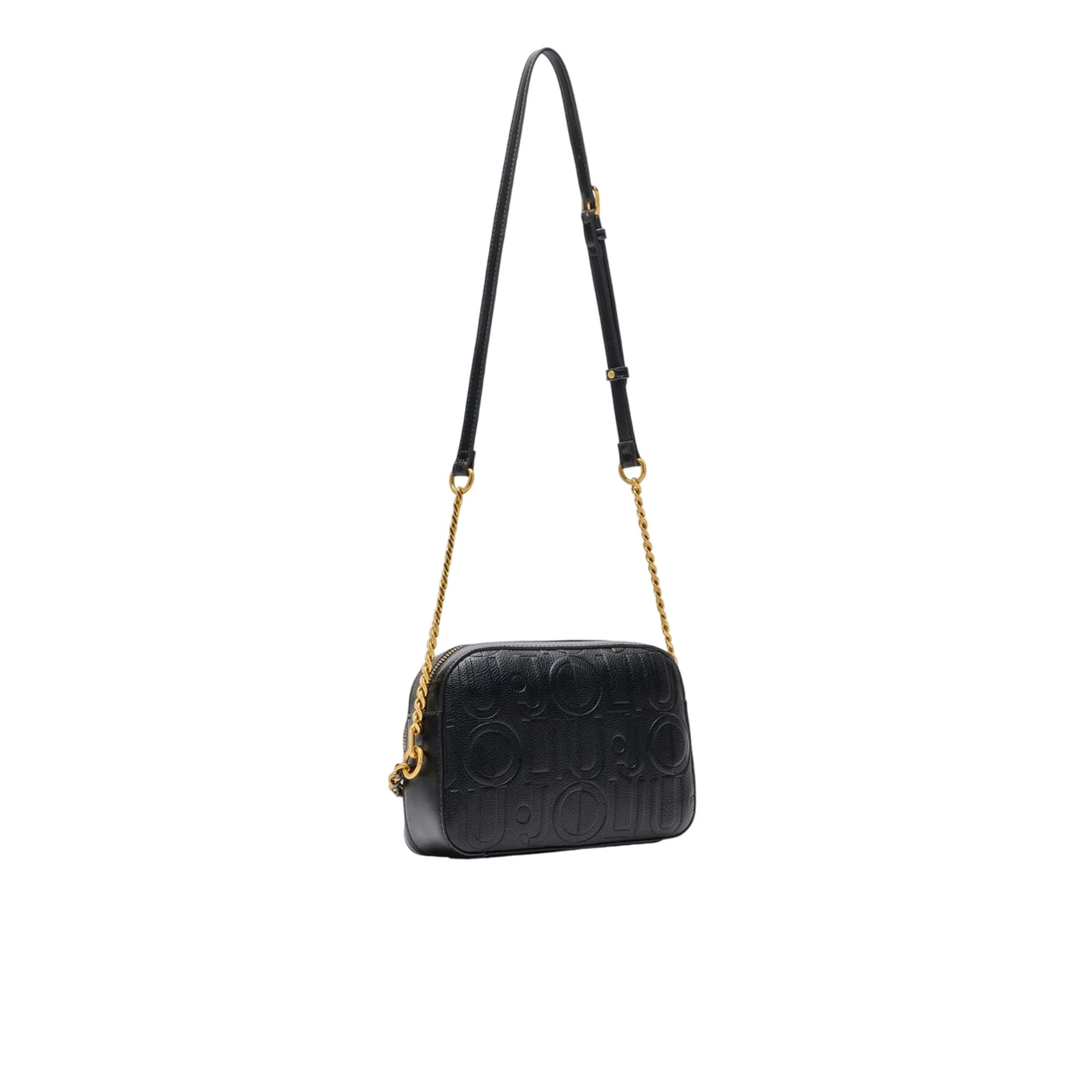 Borsa a tracolla media con catena nero - Image 2