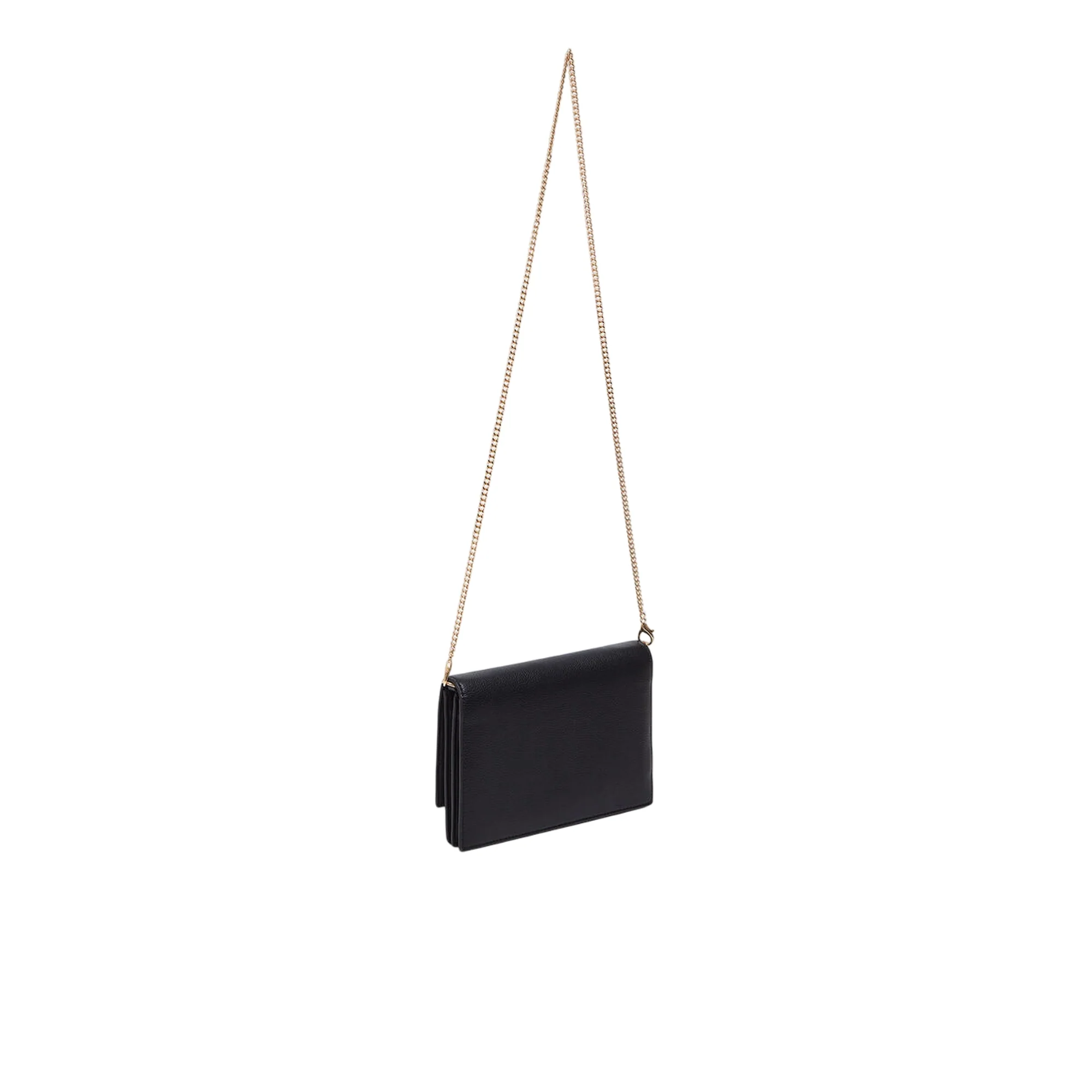 Pochette Donna con tracolla a catena Nero - Image 2