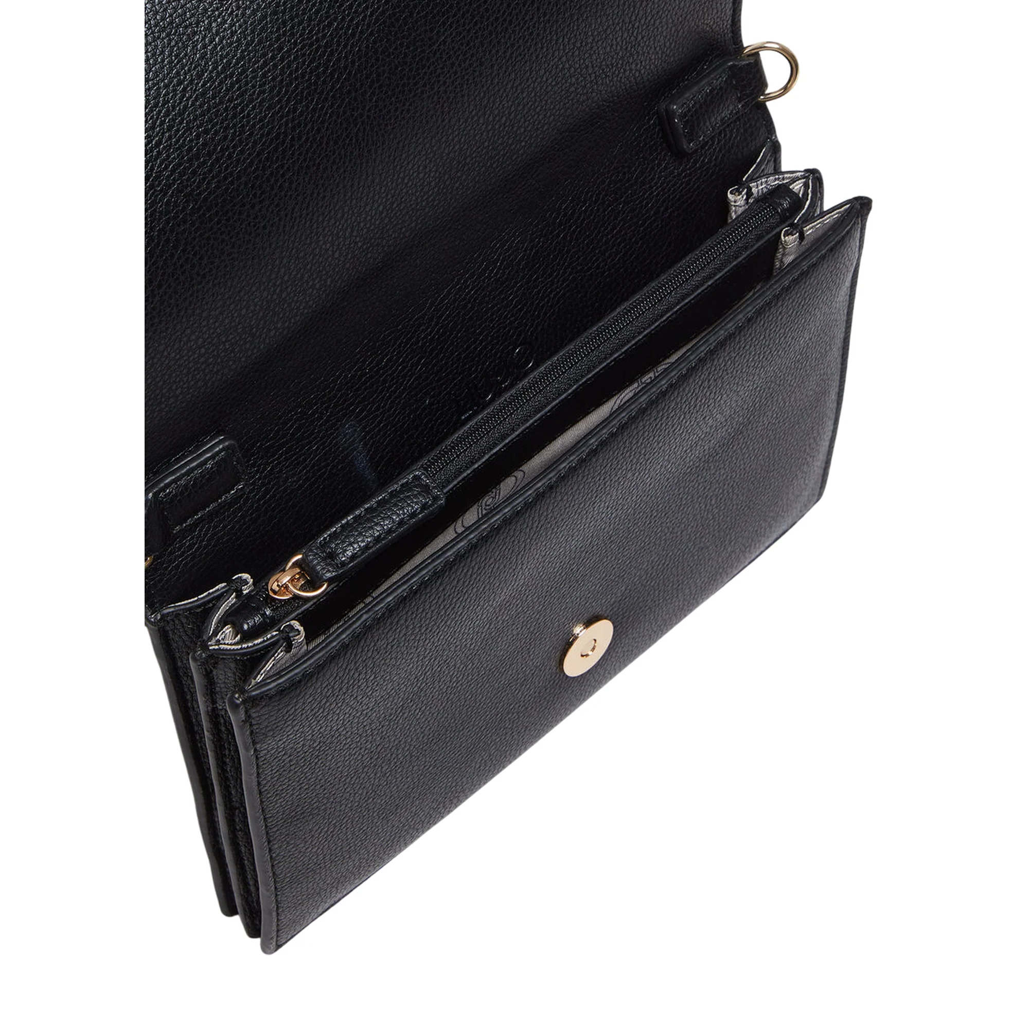 Pochette Donna con tracolla a catena Nero - Image 3