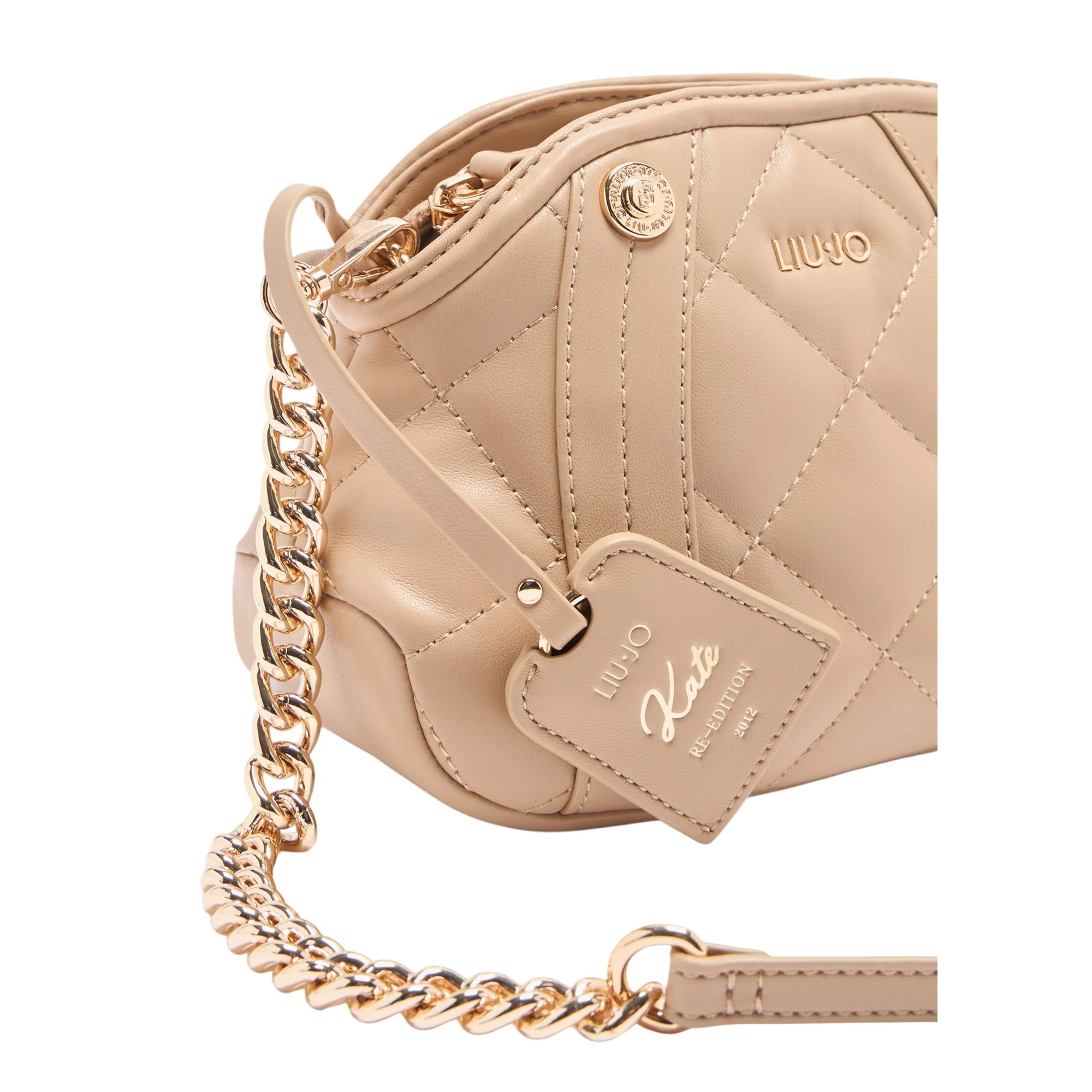 Borsa a tracolla matelassé Beige - Image 4