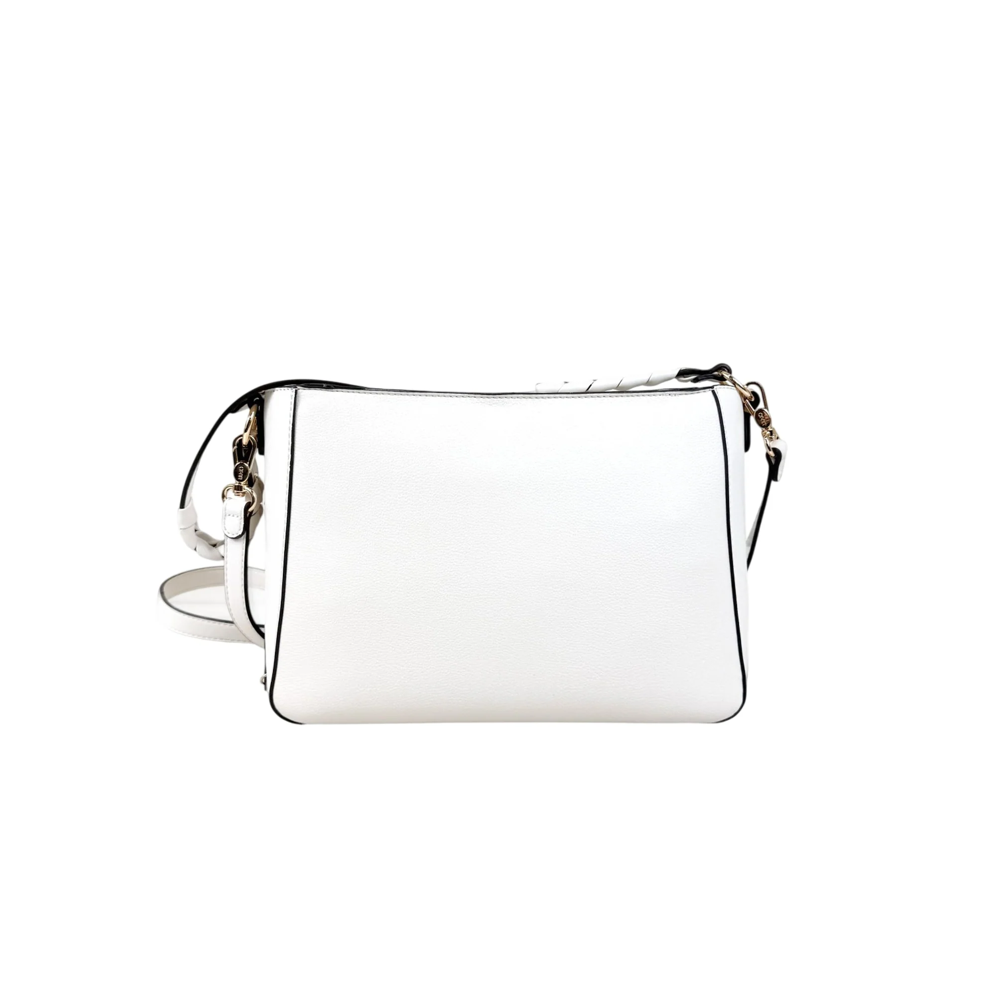 Borsa bianca con tracolla regolabile - Image 2