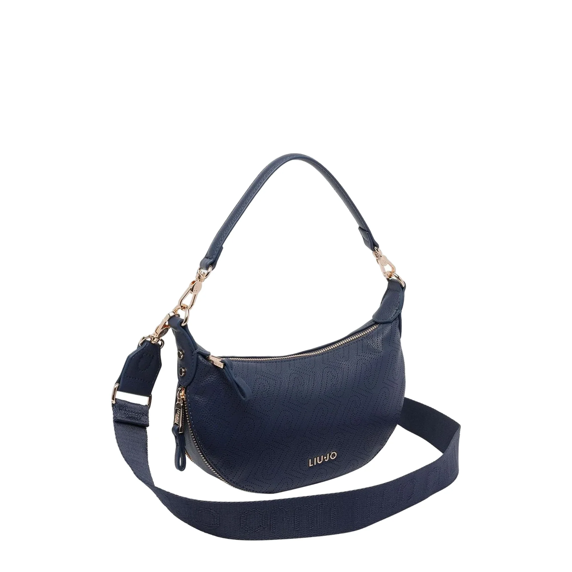 Borsa a spalla Donna con tracolla aggiunta Blu - Image 2