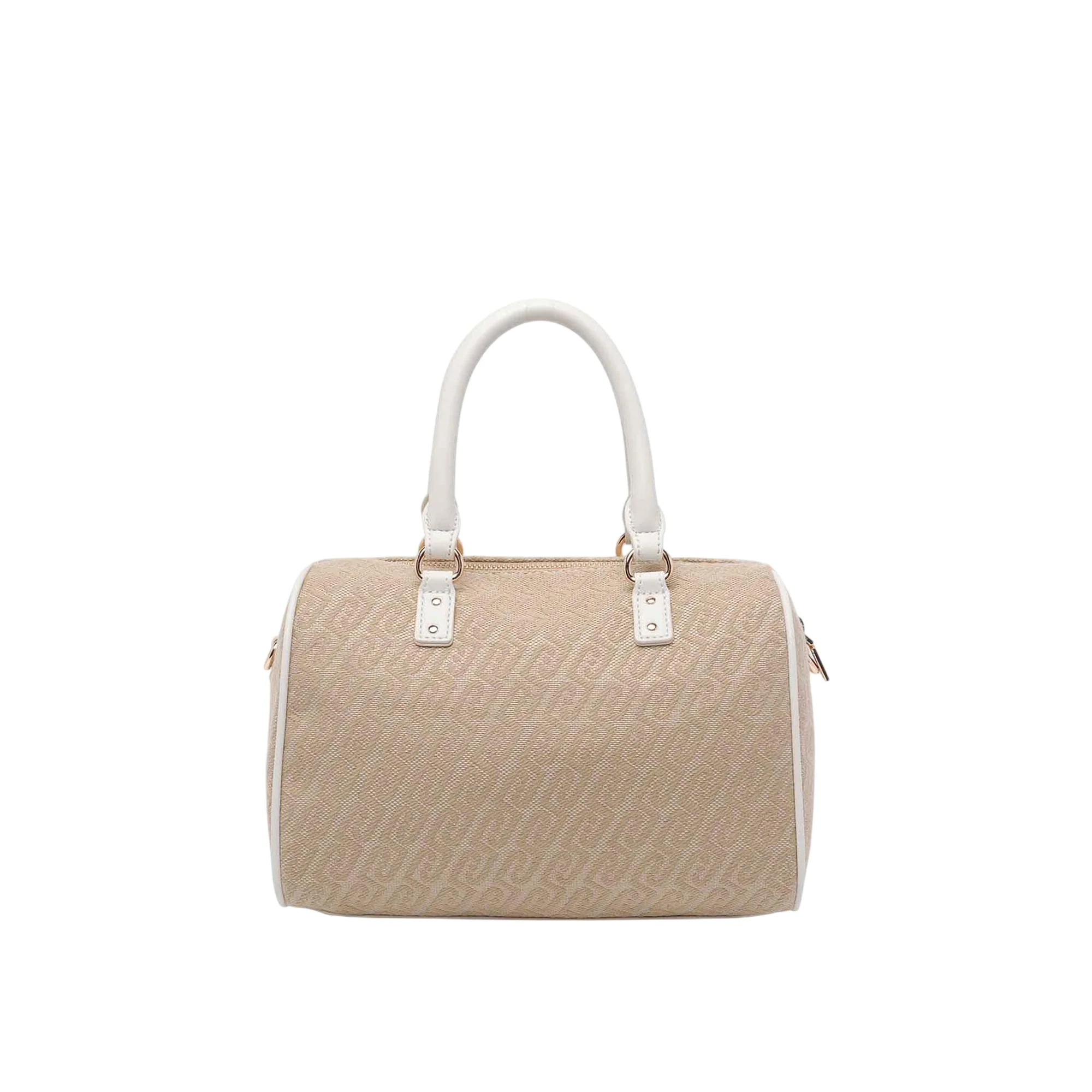 Borsa a mano beige con tracolla - Image 3