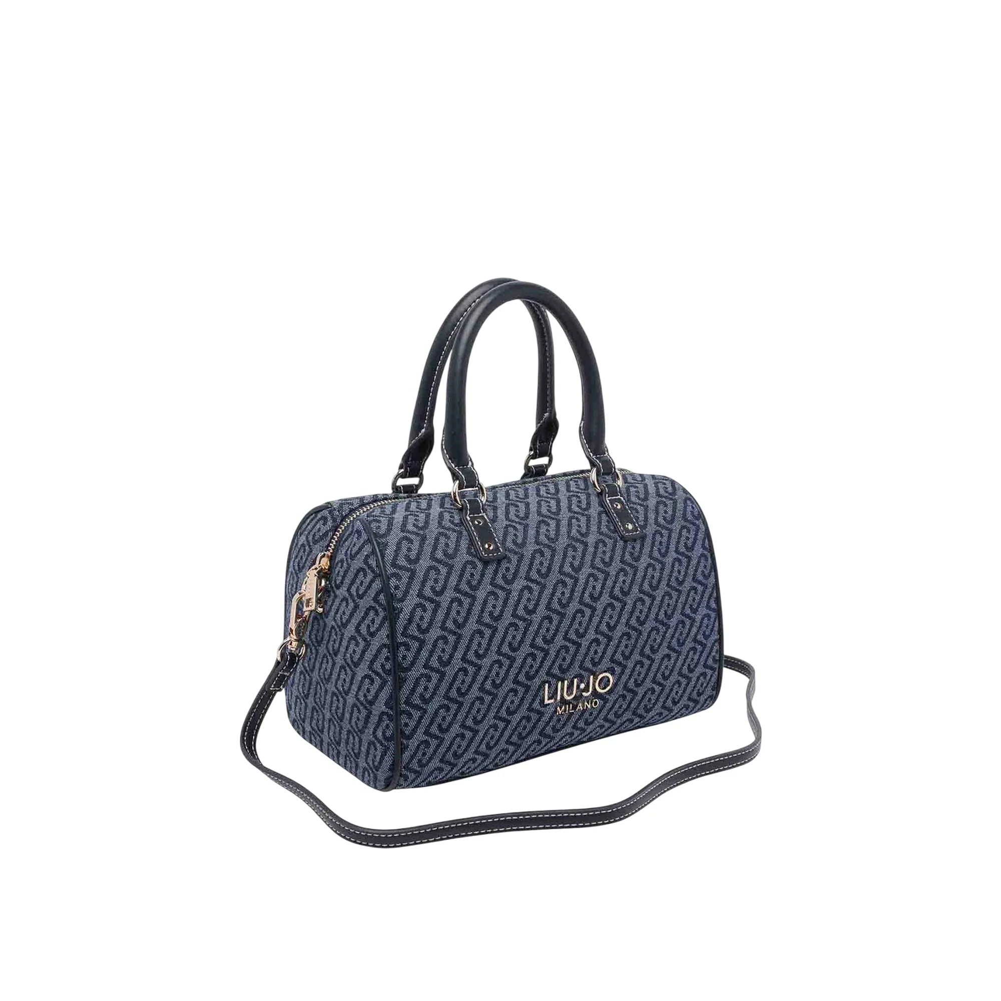 Borsa blu monogram logo Liu Jo - Image 3