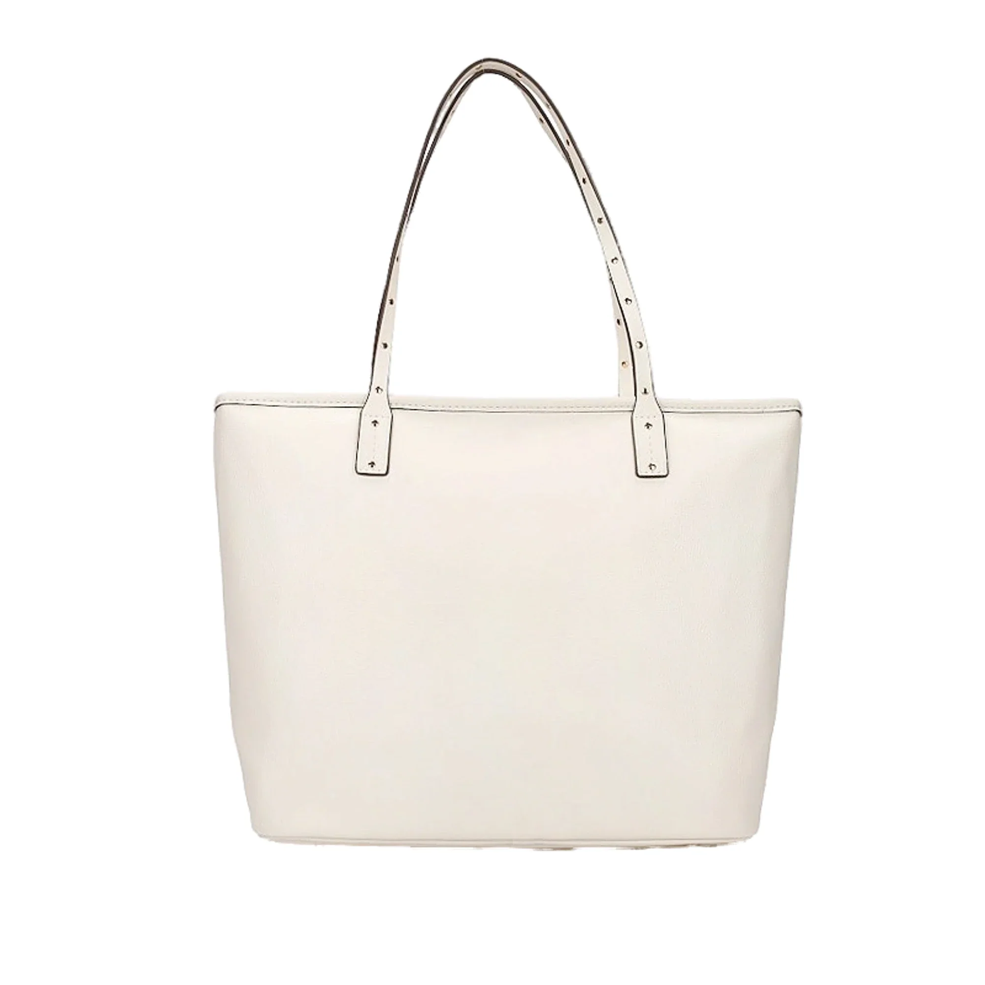 Borsa Tote media Donna tinta unita bianca - Image 2